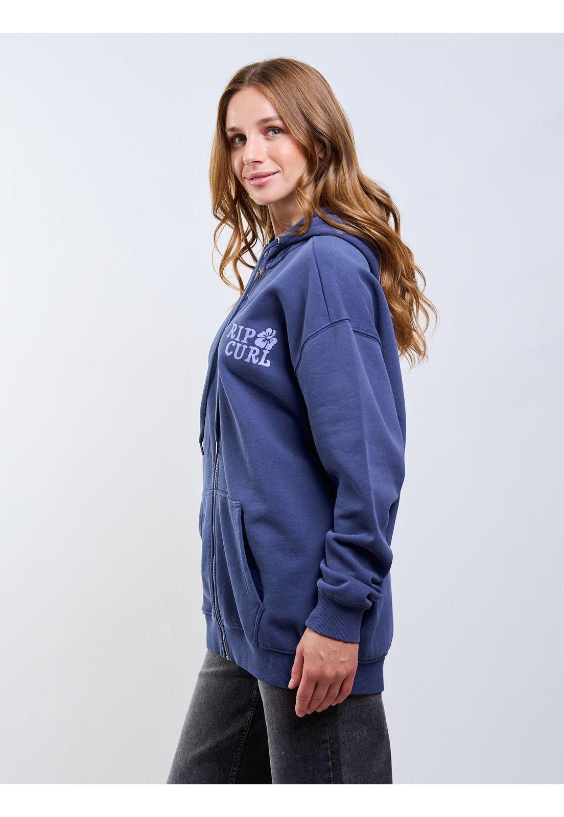 Poleron FZ Orbital Azul Mujer Rip Curl-2