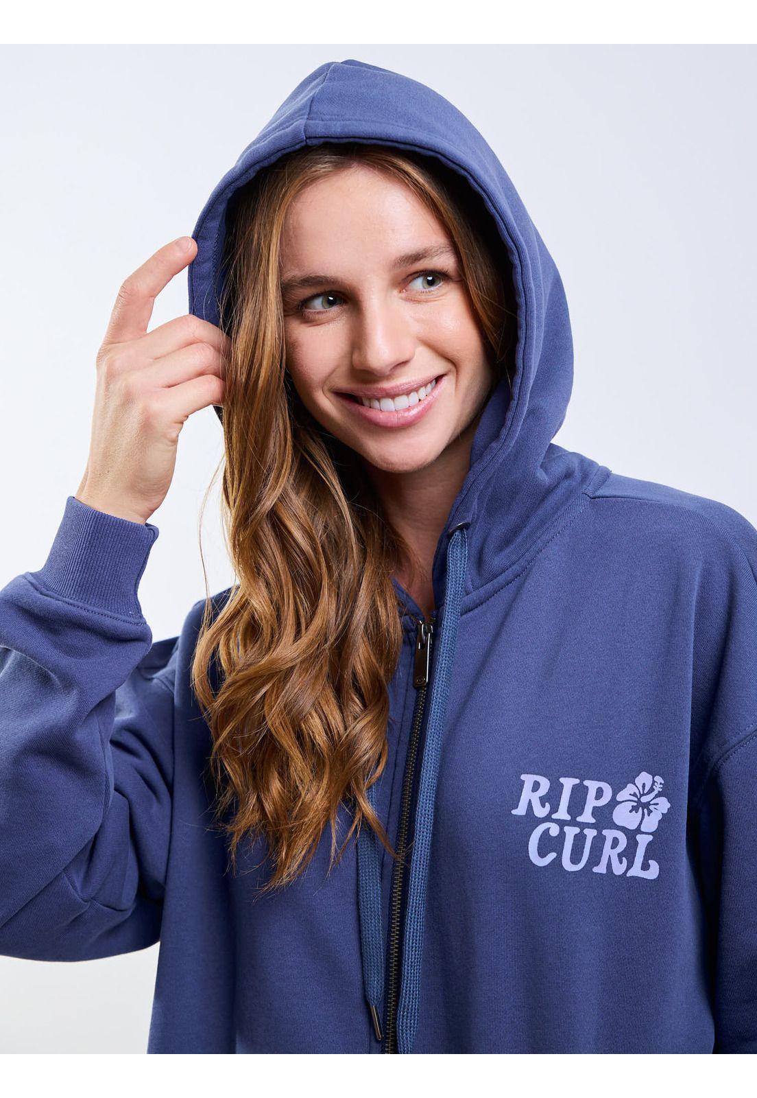 Poleron FZ Orbital Azul Mujer Rip Curl-4