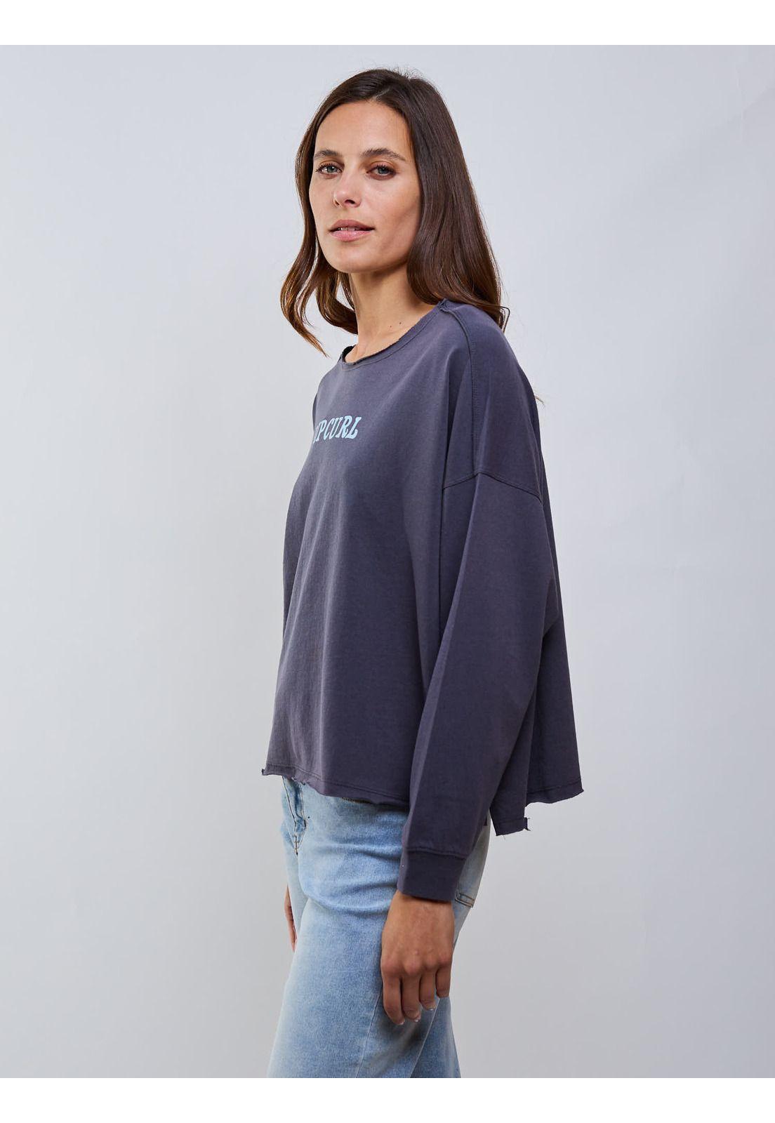 Polera ML Breaker Gris Mujer Rip Curl-2