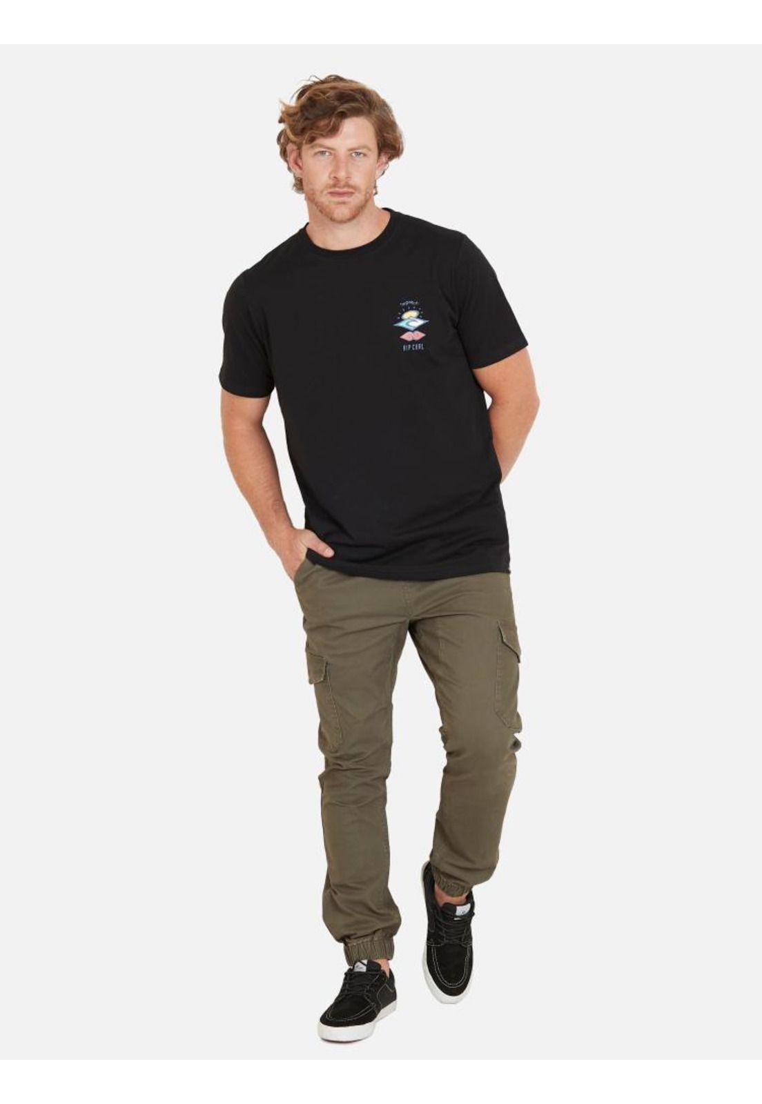 Pantalon JOGGER CARGO FIT Hombre Verde Rip Curl-3