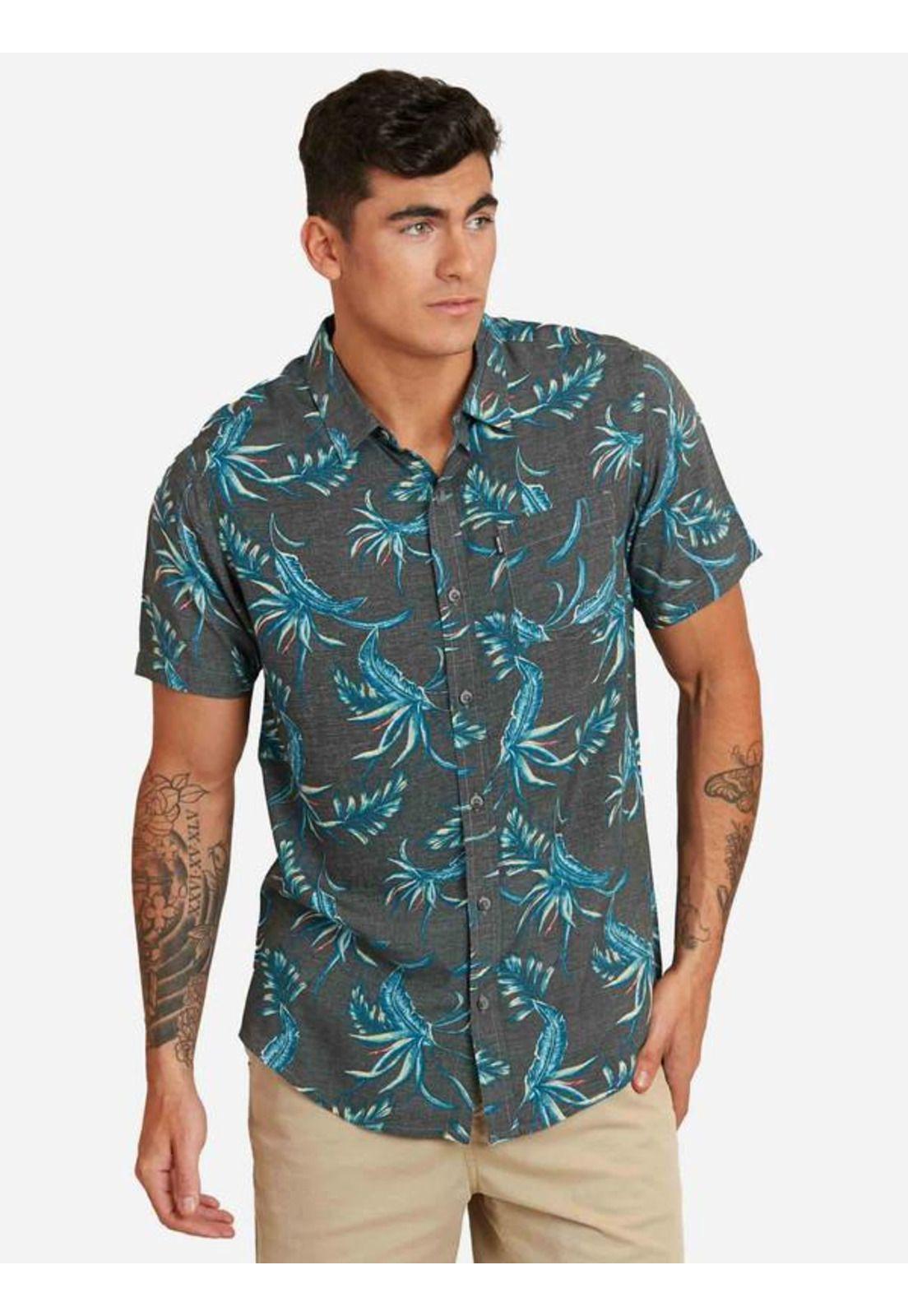 Camisa M/C Multicolor Hombre Ripcurl-0