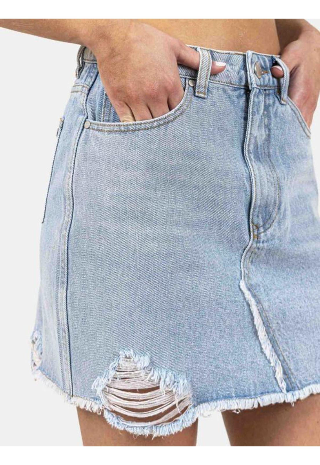 Falda 6L823 Mujer Celeste Rip Curl-4