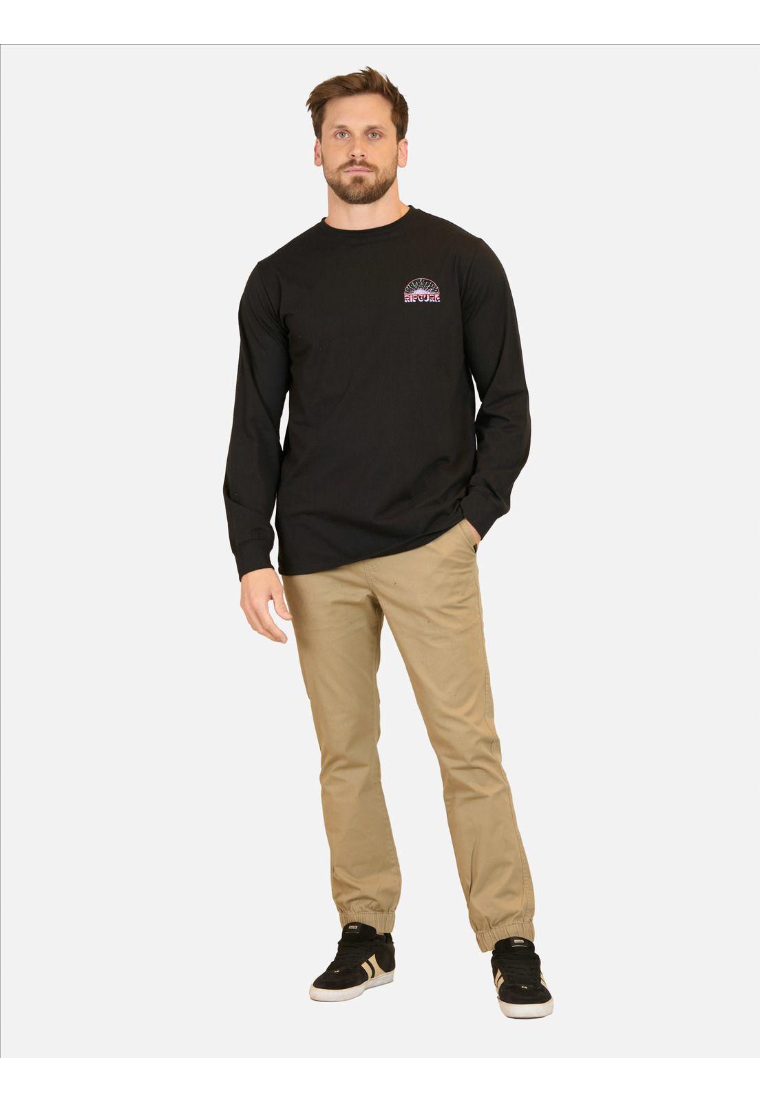 Polera ML Surflair Negro Hombre Rip Curl-3