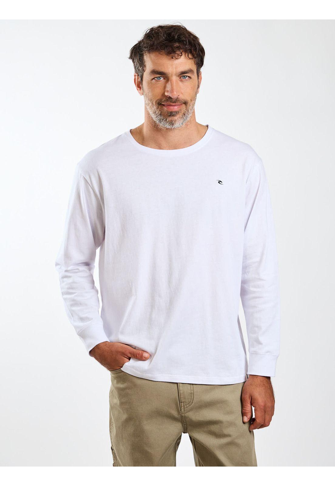 Polera ML Explore Blanco Hombre Rip Curl-6