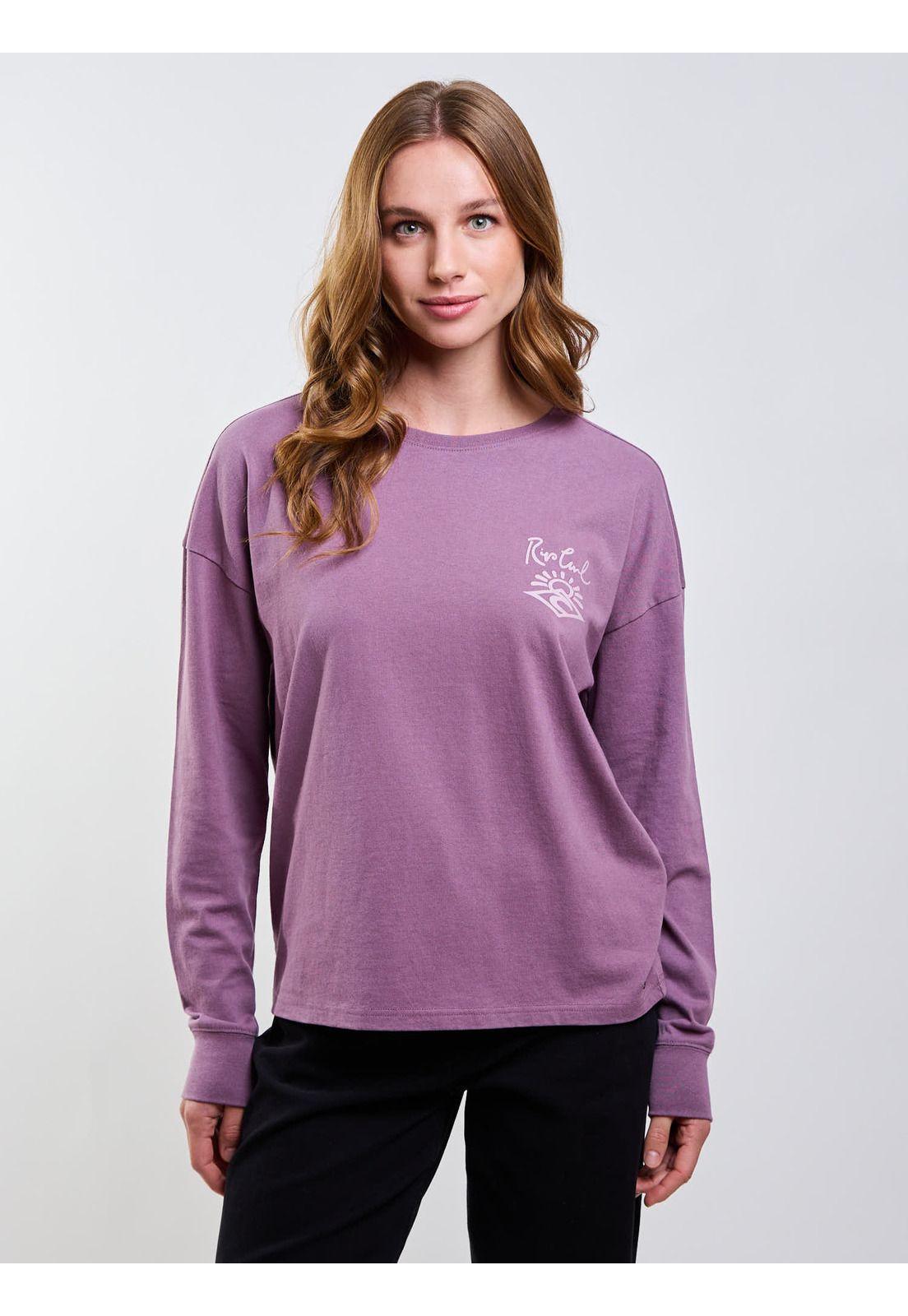 Polera ML Reef Morado Mujer Rip Curl-0