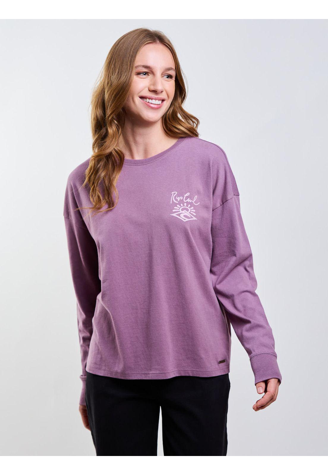Polera ML Reef Morado Mujer Rip Curl-4