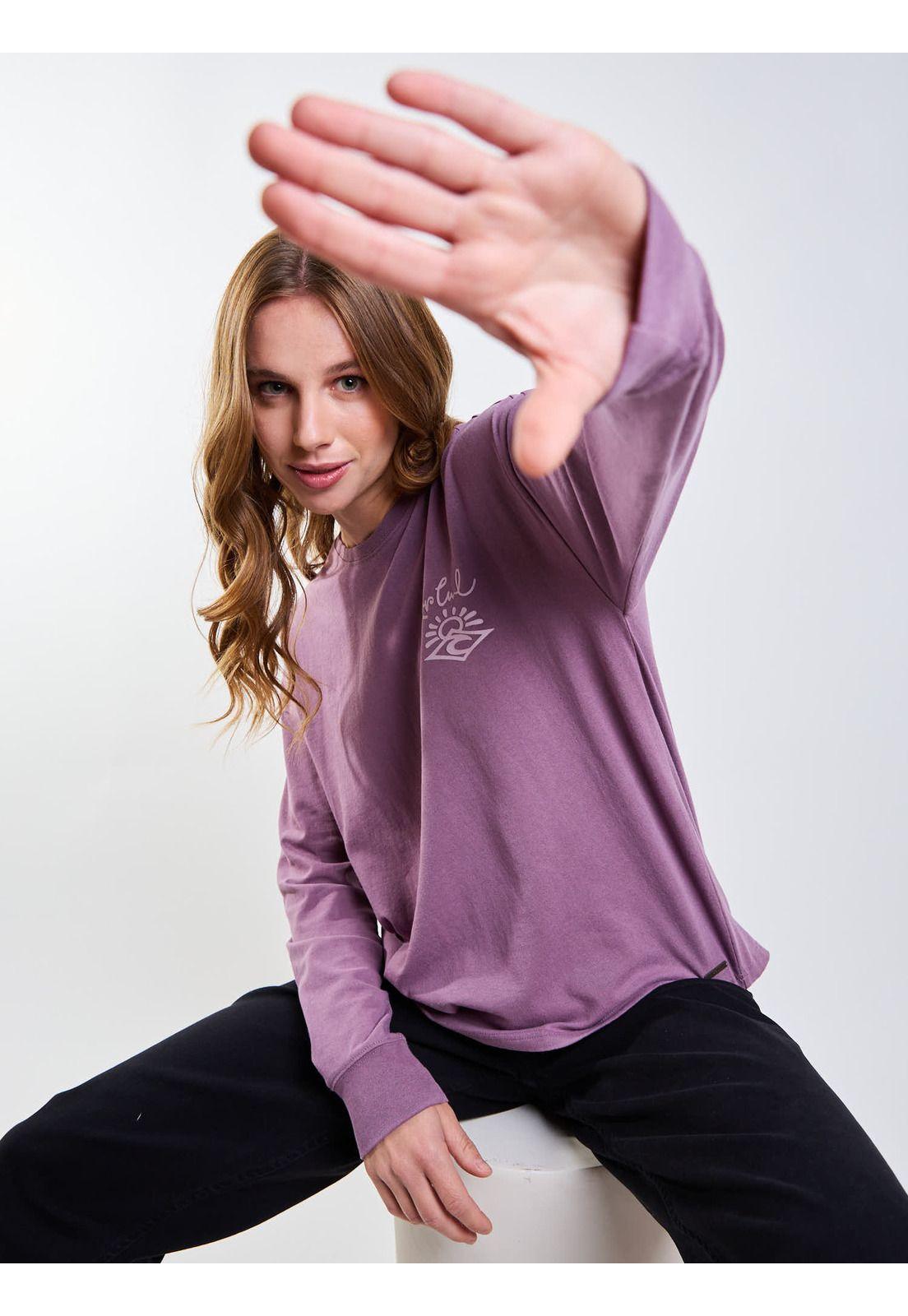 Polera ML Reef Morado Mujer Rip Curl-5