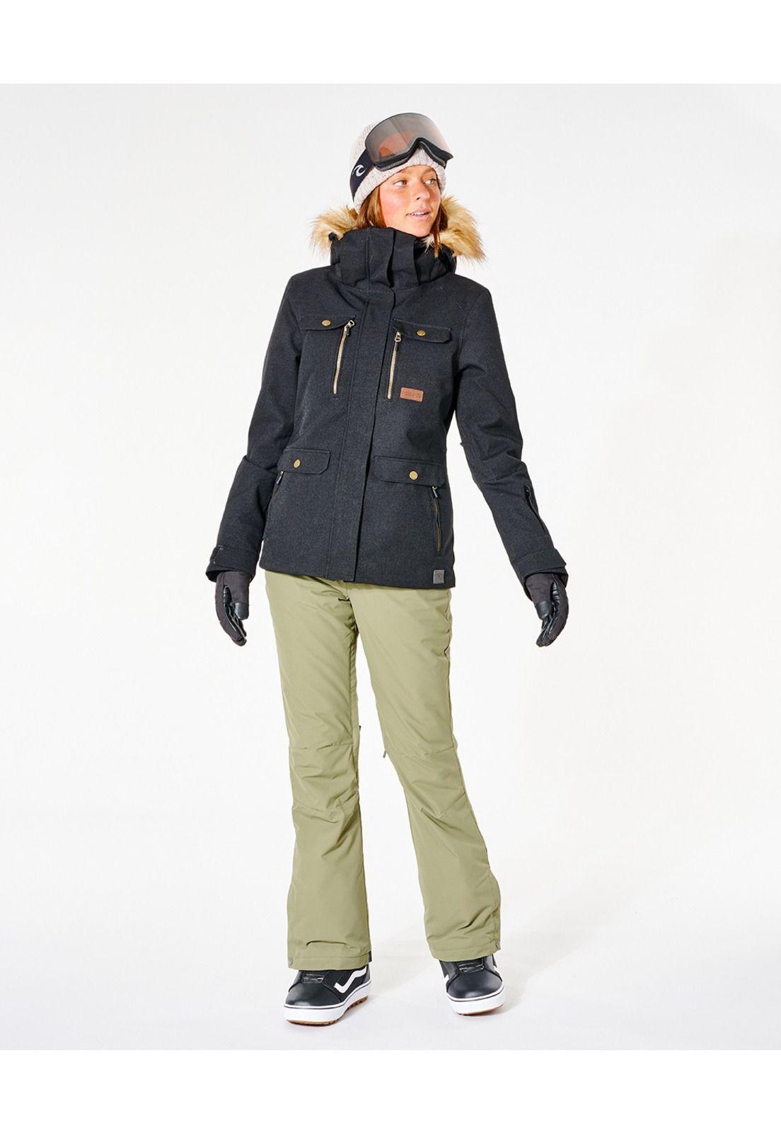 Parka Snow Mujer Negro Rip Curl-3