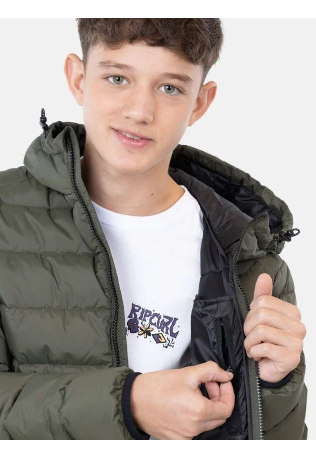Parka Puffa Kahului Verde Infantil Rip Curl-2