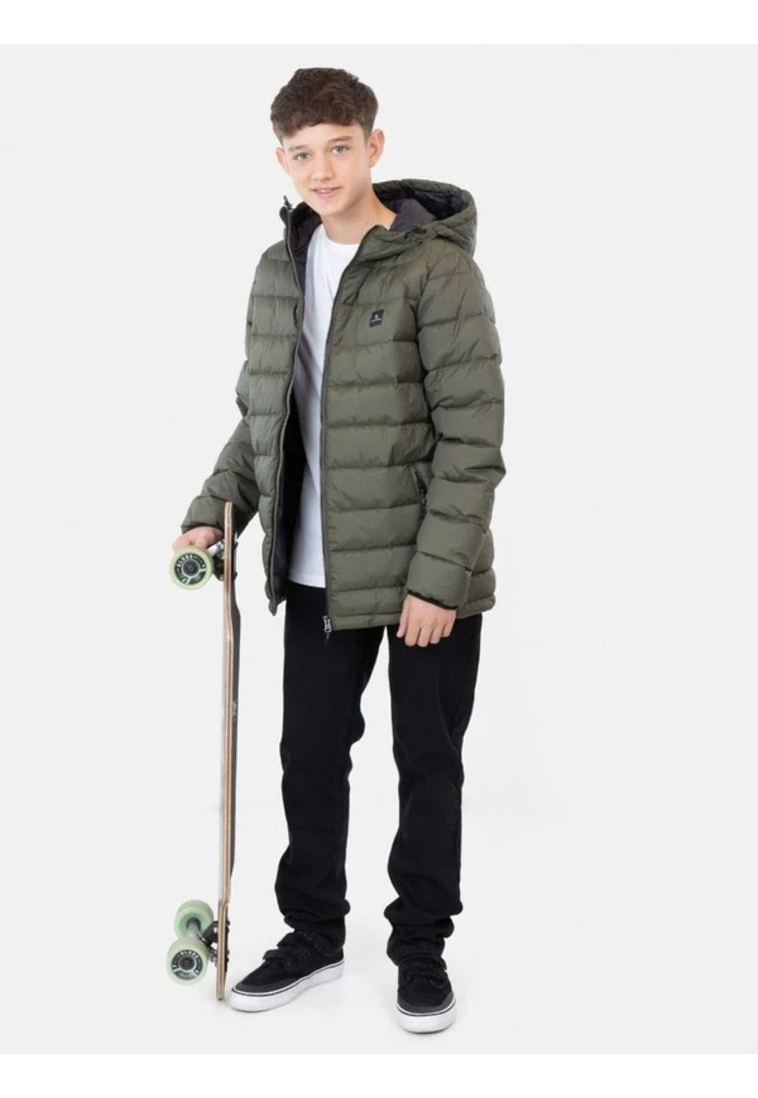 Parka Puffa Kahului Verde Infantil Rip Curl-3