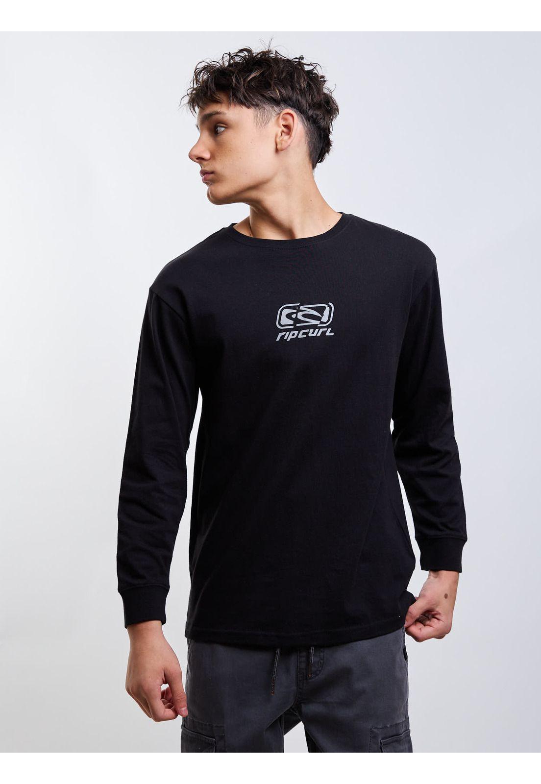 Polera ML Origin Negro Infantil Rip Curl-4