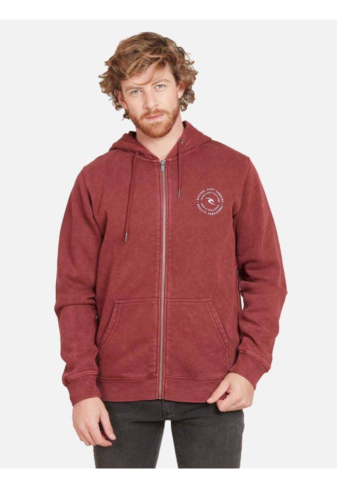 Poleron SPIRALSTREET Burdeo Hombre Rip Curl-0