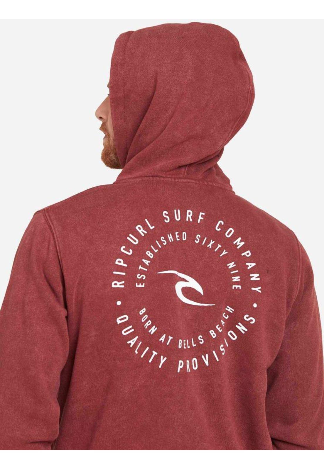 Poleron SPIRALSTREET Burdeo Hombre Rip Curl-4