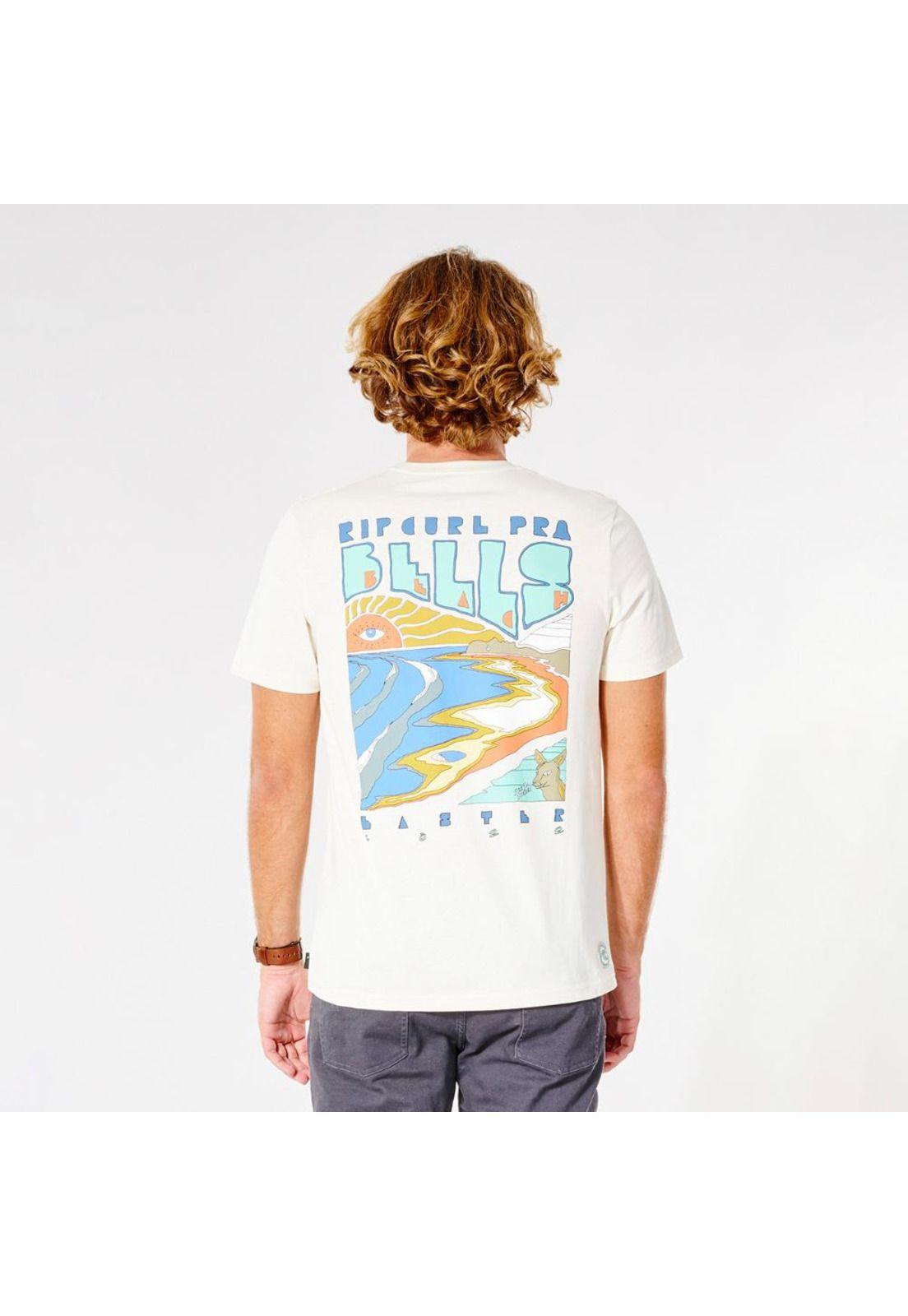 Polera BELLS PRO LINE Hombre Blanco Rip Curl-1