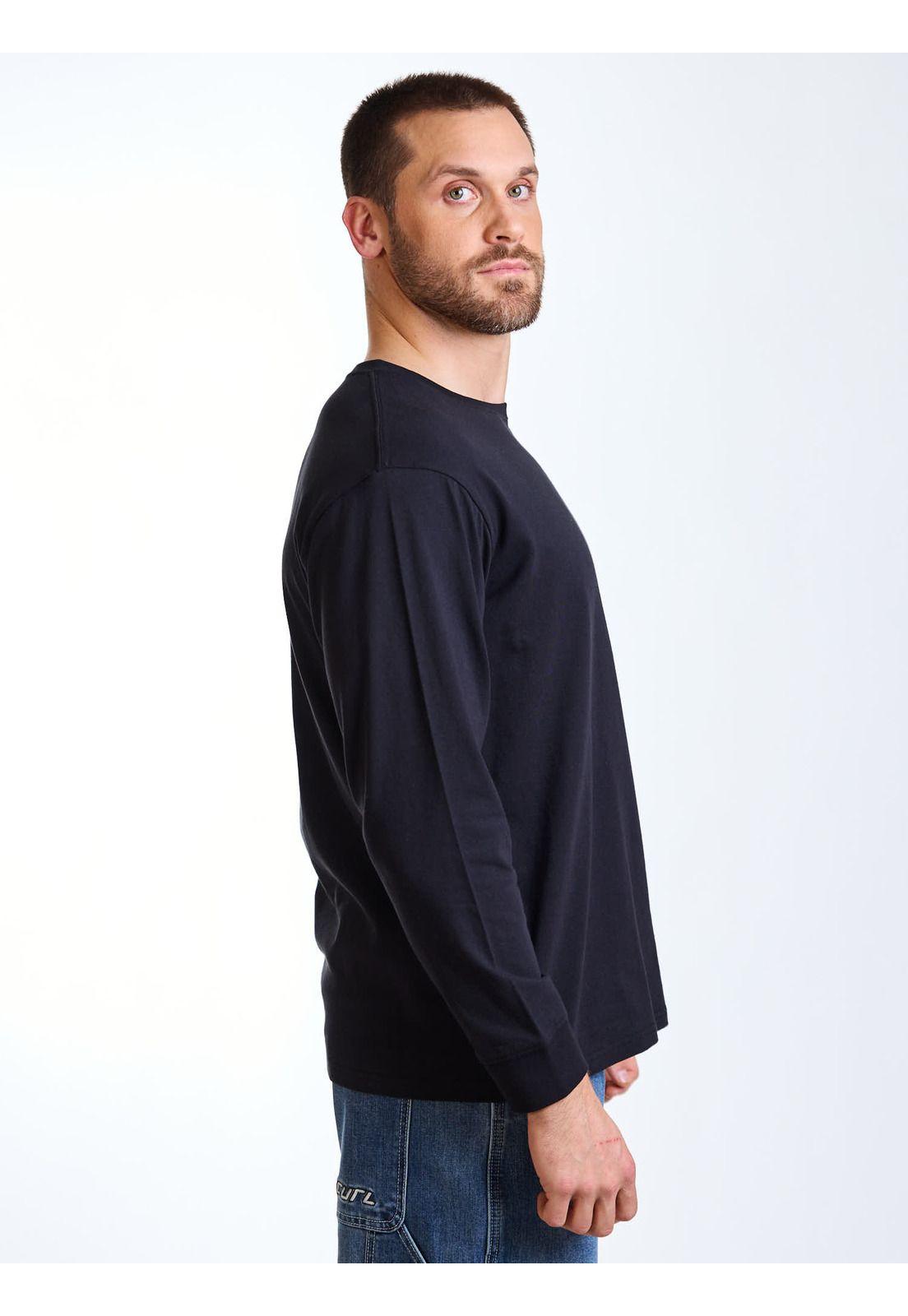 Polera ML Explore Negro Hombre Rip Curl-3
