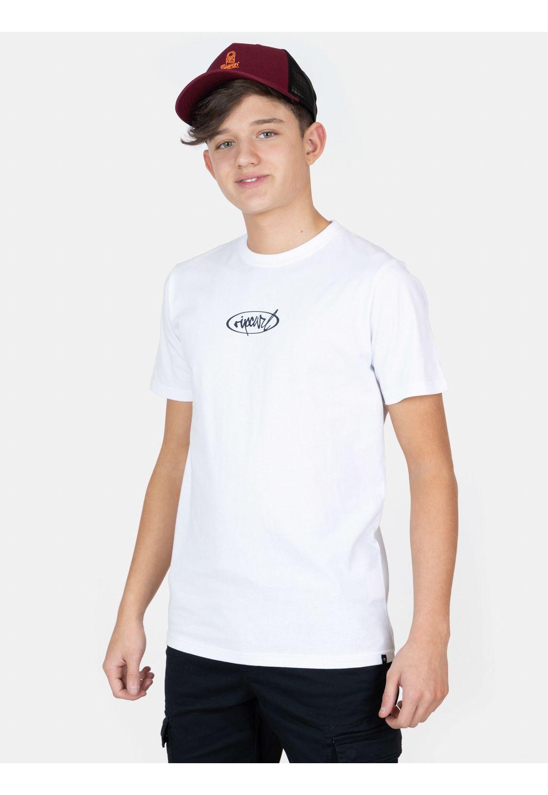 Polera MC Earthline Blanco Infantil Rip Curl-0