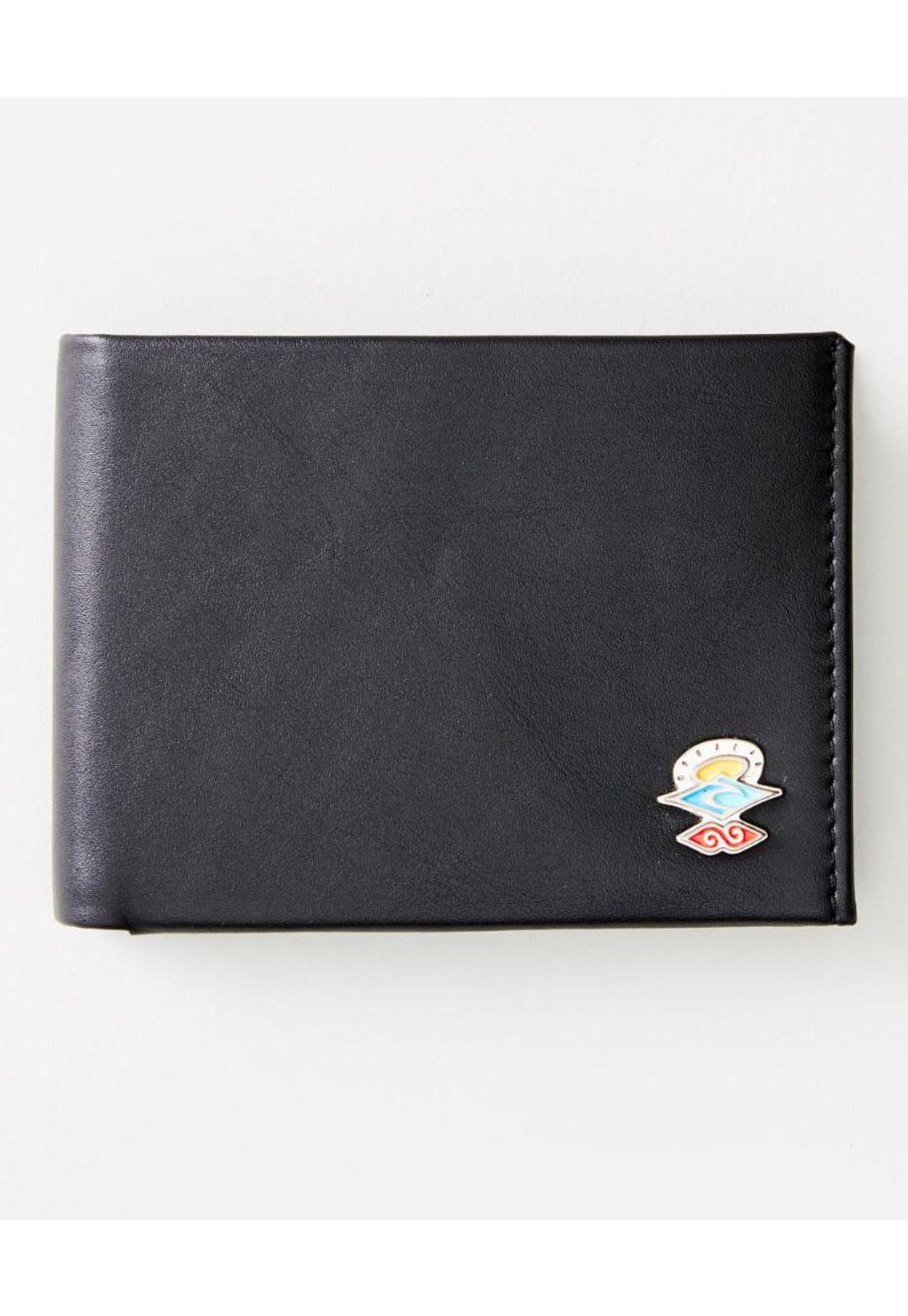 Billetera SEARCH LOGO RFID PU ALL D Hombre Negro Rip Curl-0