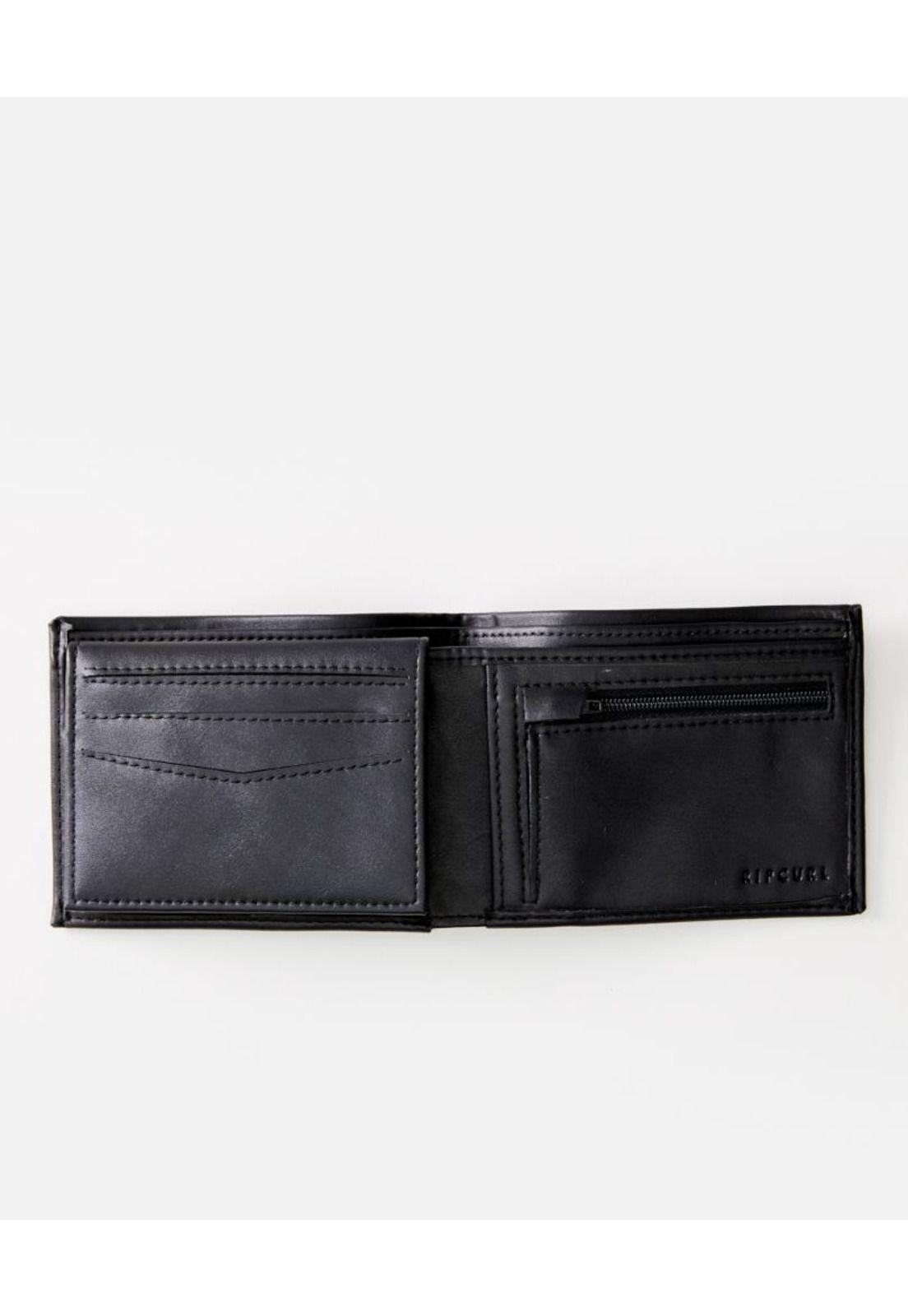 Billetera SEARCH LOGO RFID PU ALL D Hombre Negro Rip Curl-2