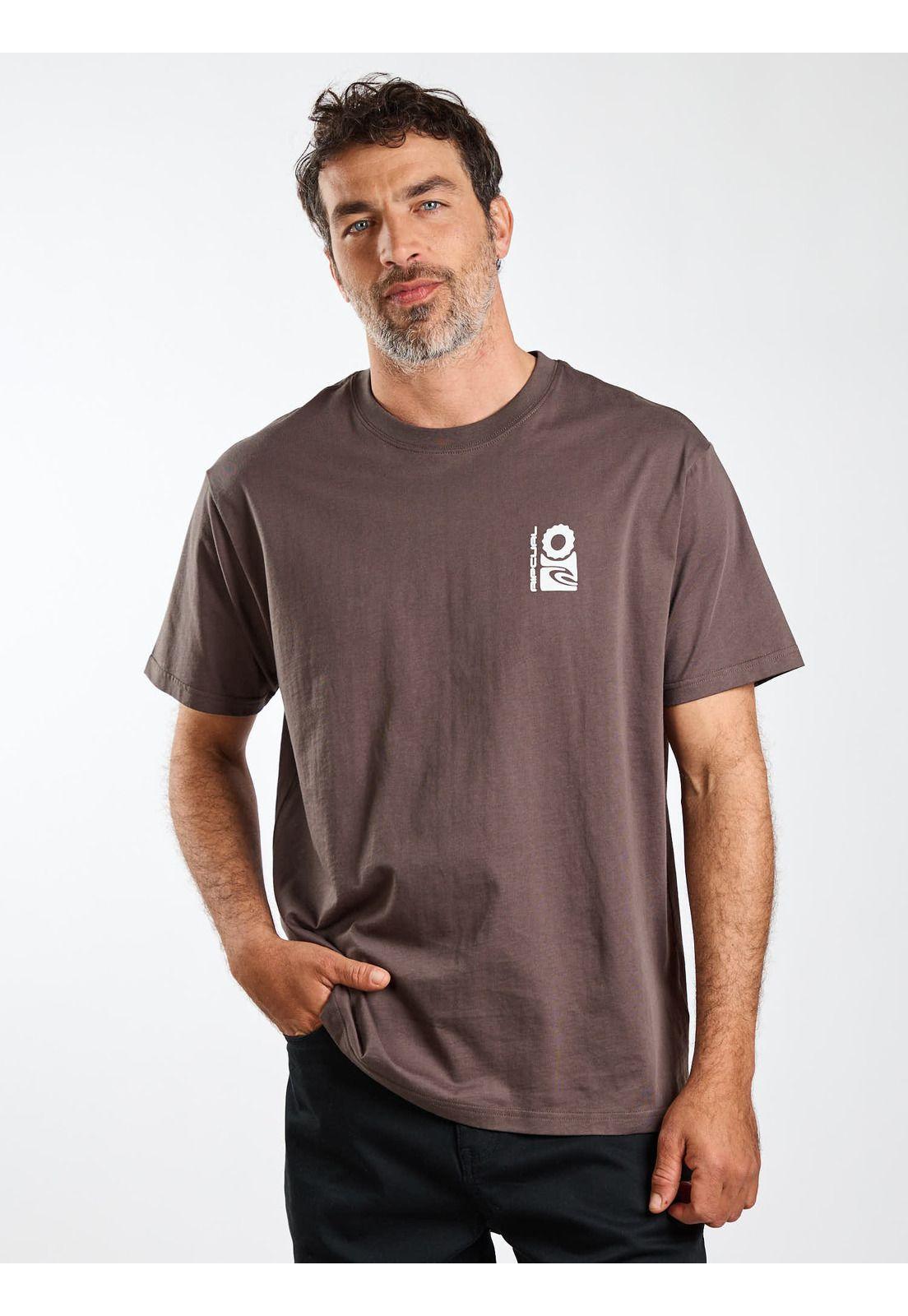Polera MC Tide Café Hombre Rip Curl-1