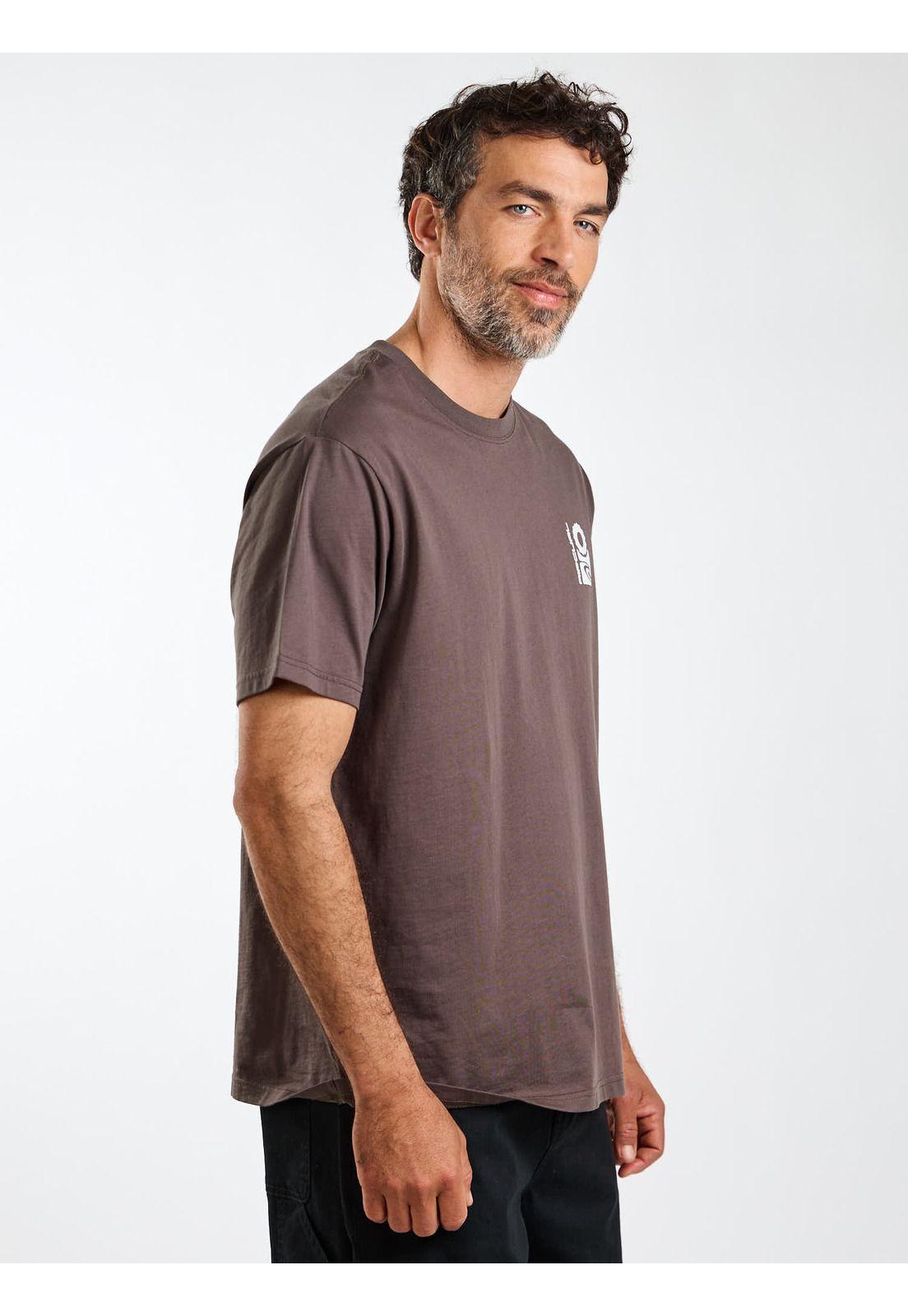 Polera MC Tide Café Hombre Rip Curl-3
