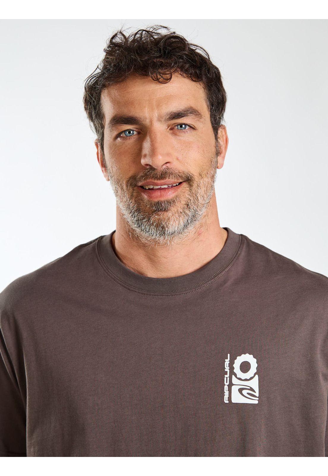 Polera MC Tide Café Hombre Rip Curl-4