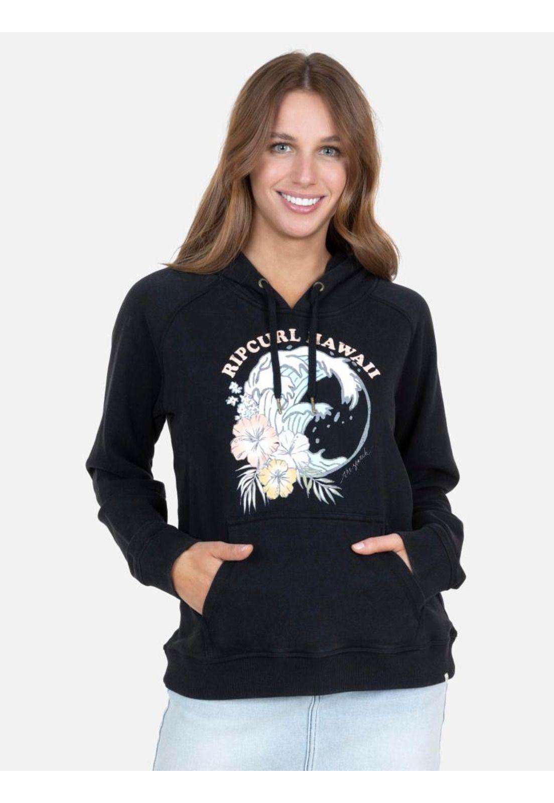 Poleron Mujer 6O215-WV22 Negro Rip Curl-0