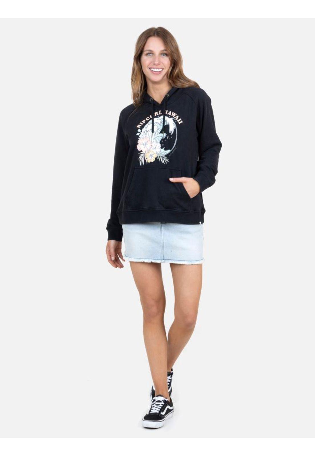 Poleron Mujer 6O215-WV22 Negro Rip Curl-3