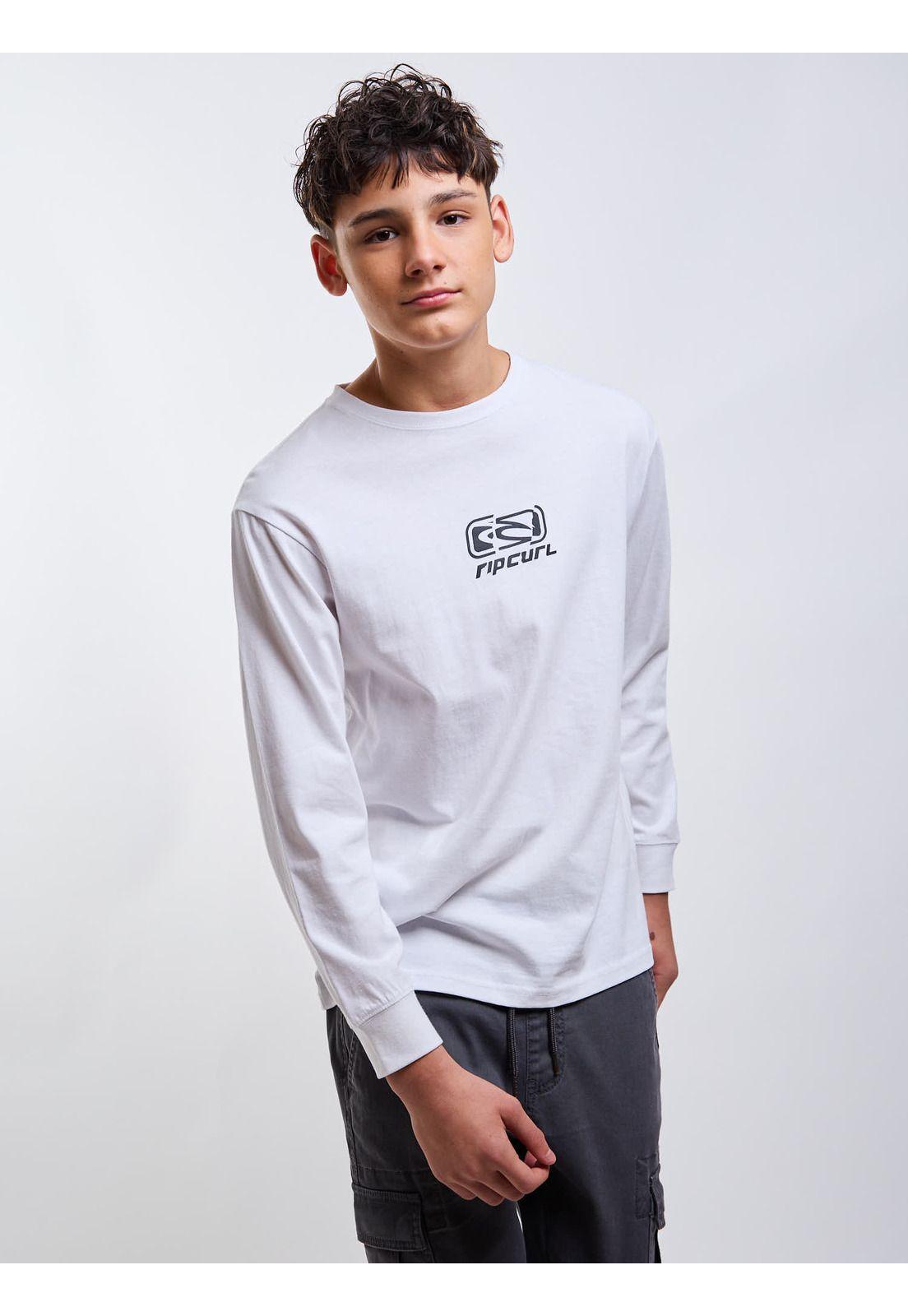 Polera ML Origin Blanco Infantil Rip Curl-4