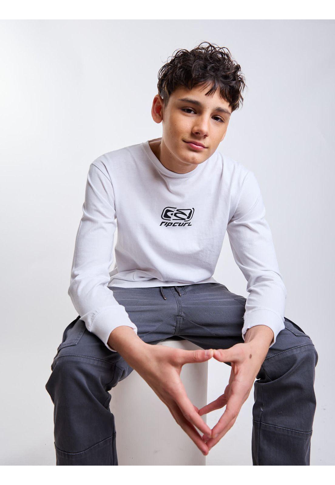 Polera ML Origin Blanco Infantil Rip Curl-5