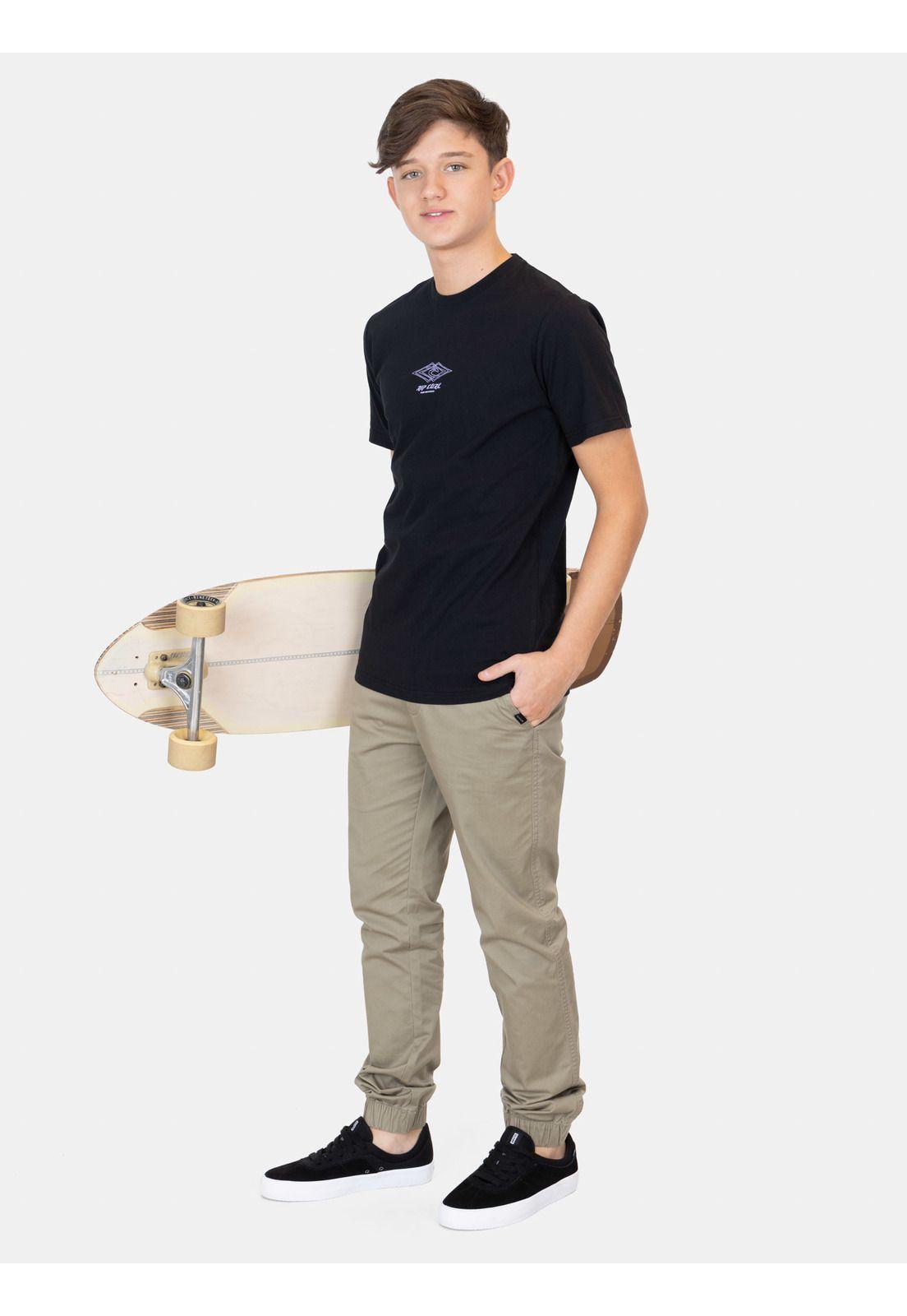 Polera MC Nightwave Negro Infantil Rip Curl-3