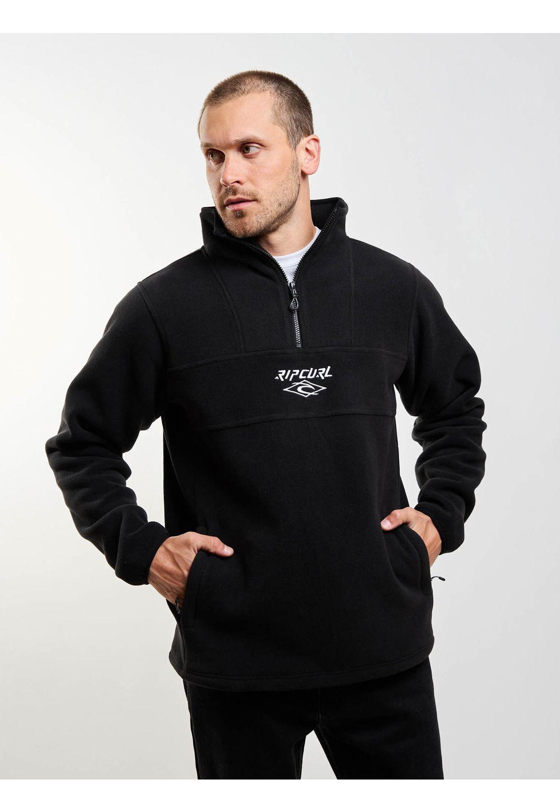 Poleron Polar Motion Negro Hombre Rip Curl-4