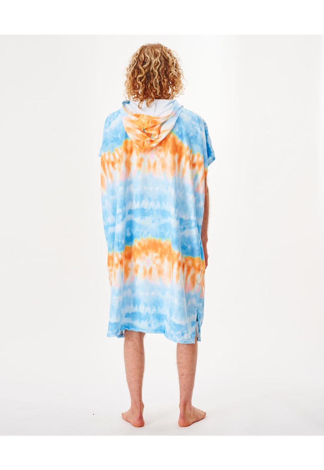 Toalla MIX UP PRINT HOODED TOWEL Hombre Celeste Rip Curl-1