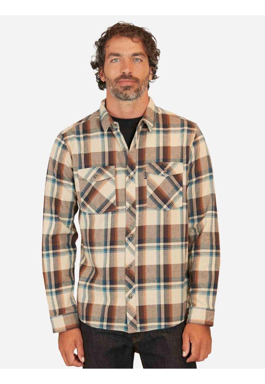 Camisa Check Passage Multicolor Hombre Rip Curl-0