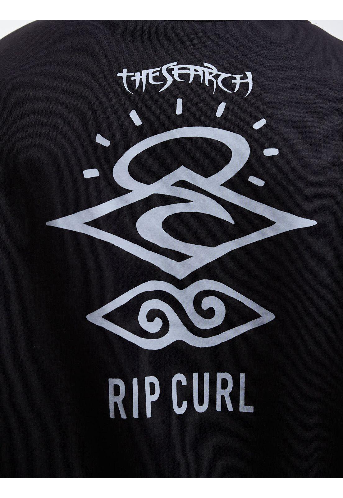 Poleron Canguro Australio Negro Hombre Rip Curl-3