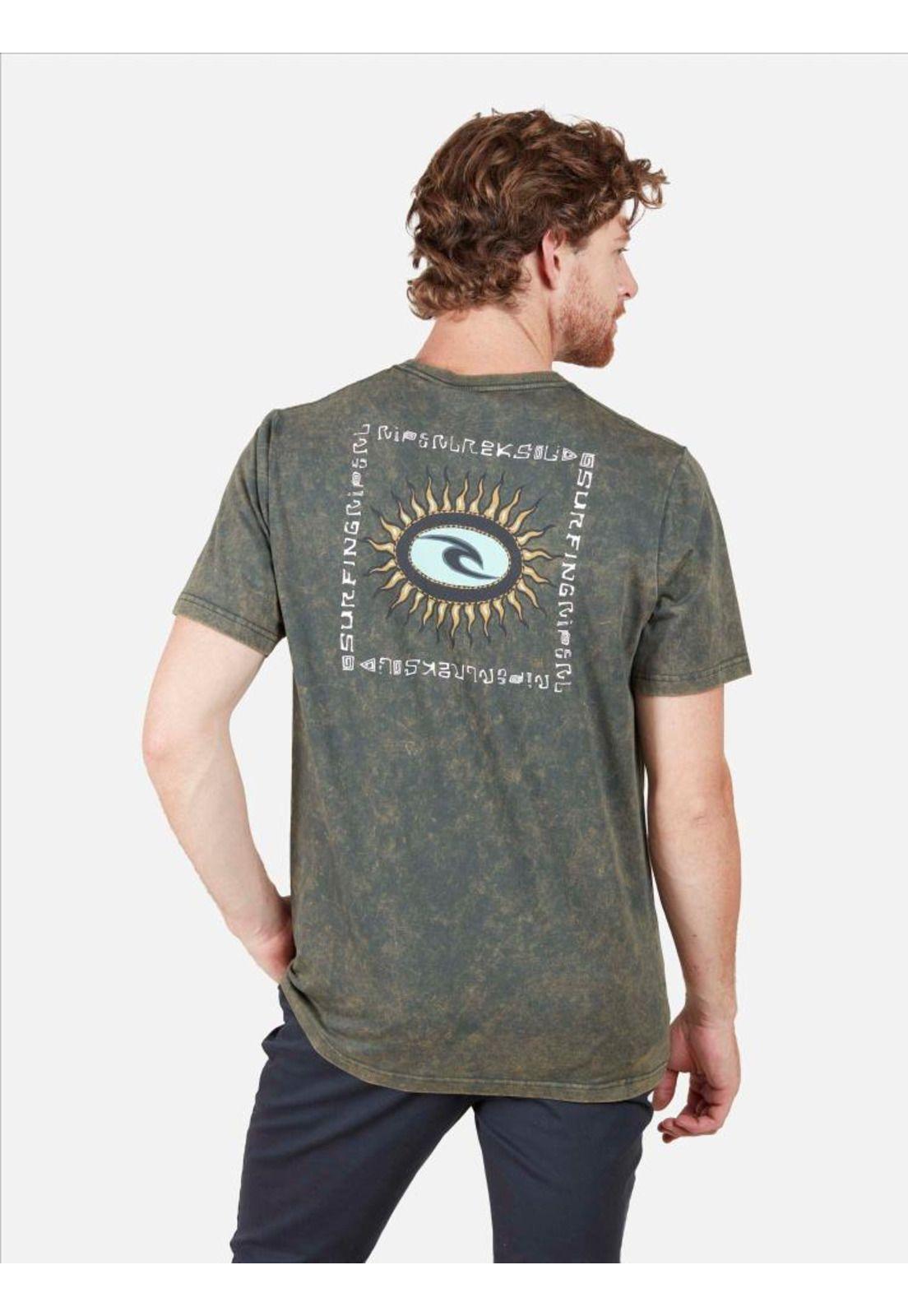 Polera Hombre 6P437 Verde Rip Curl-1