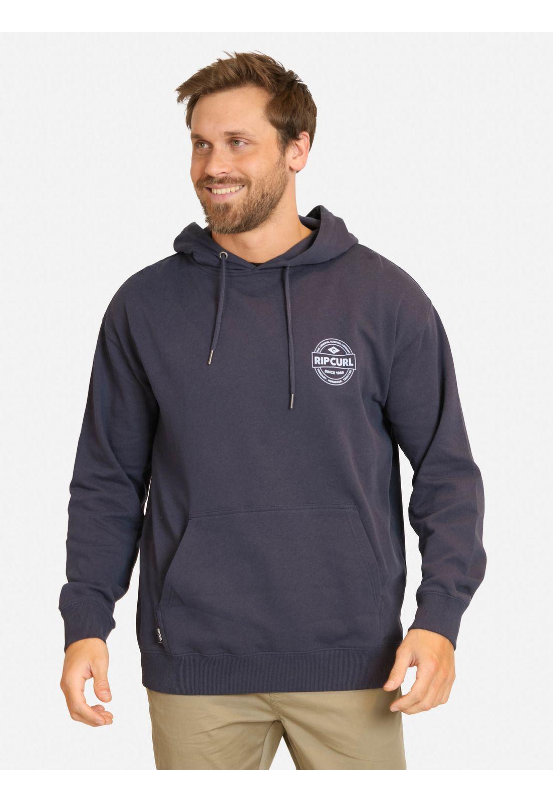 Poleron Canguro Bay Azul Hombre Rip Curl-0