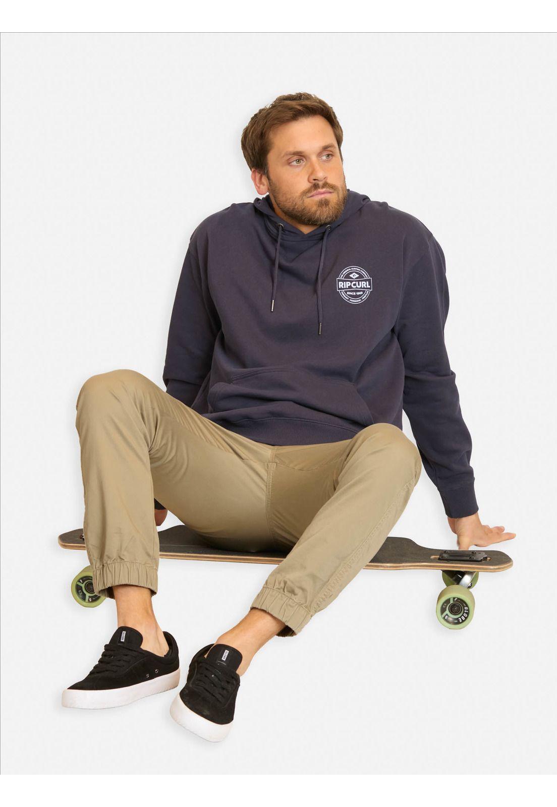 Poleron Canguro Bay Azul Hombre Rip Curl-3