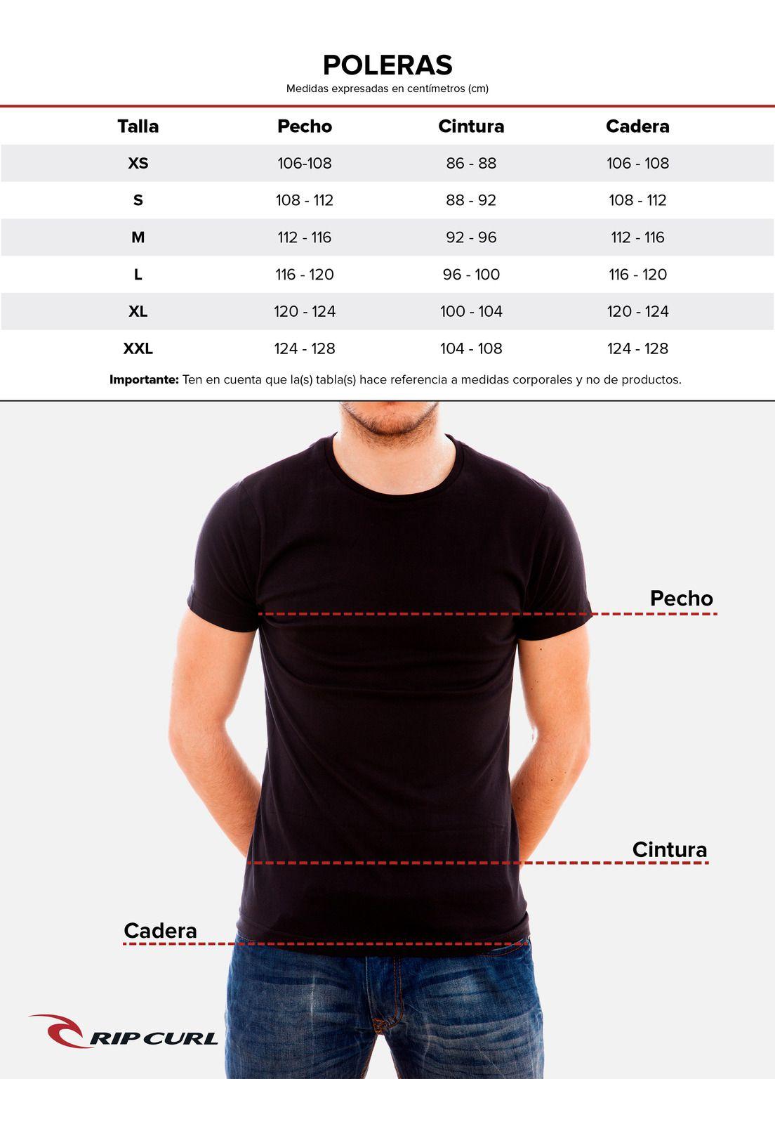 Polera 6P280 Hombre Verde Rip Curl-3