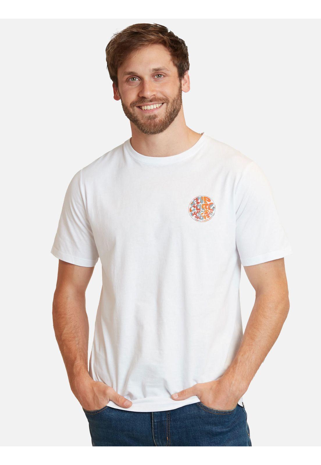 Polera Wettie Passage Ss Tee Blanco Hombre Rip Curl-0