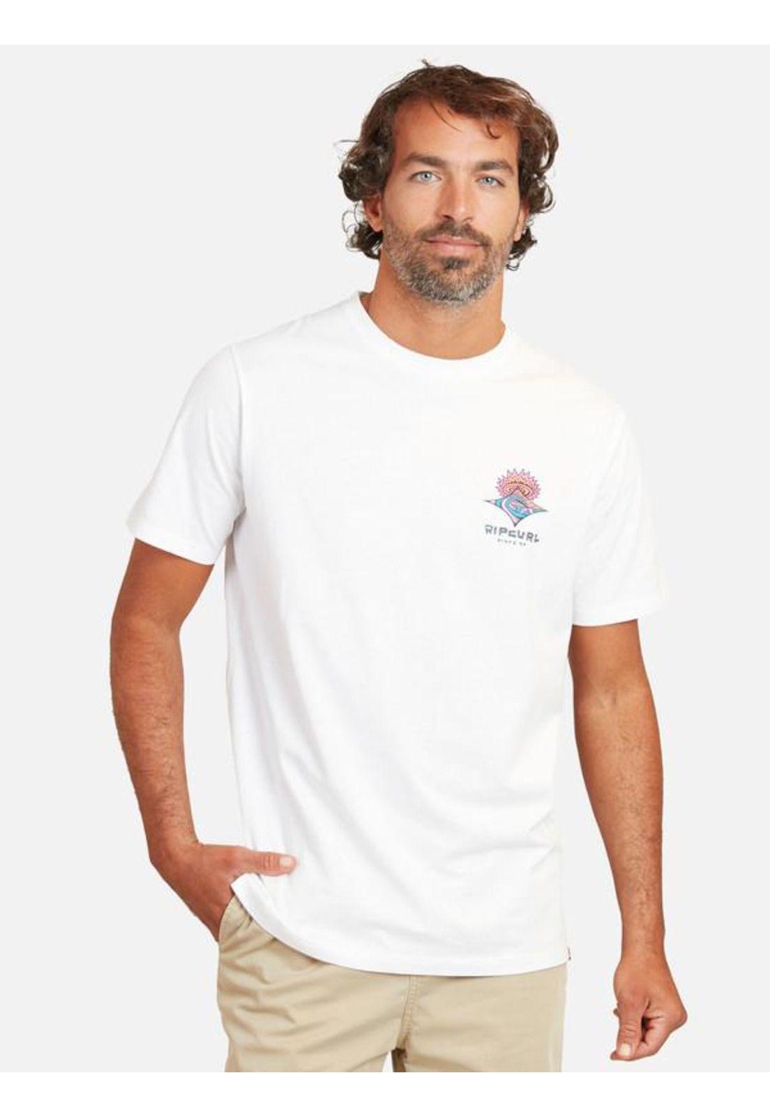 Polera M/C Mushy  Blanco Hombre Ripcurl-0