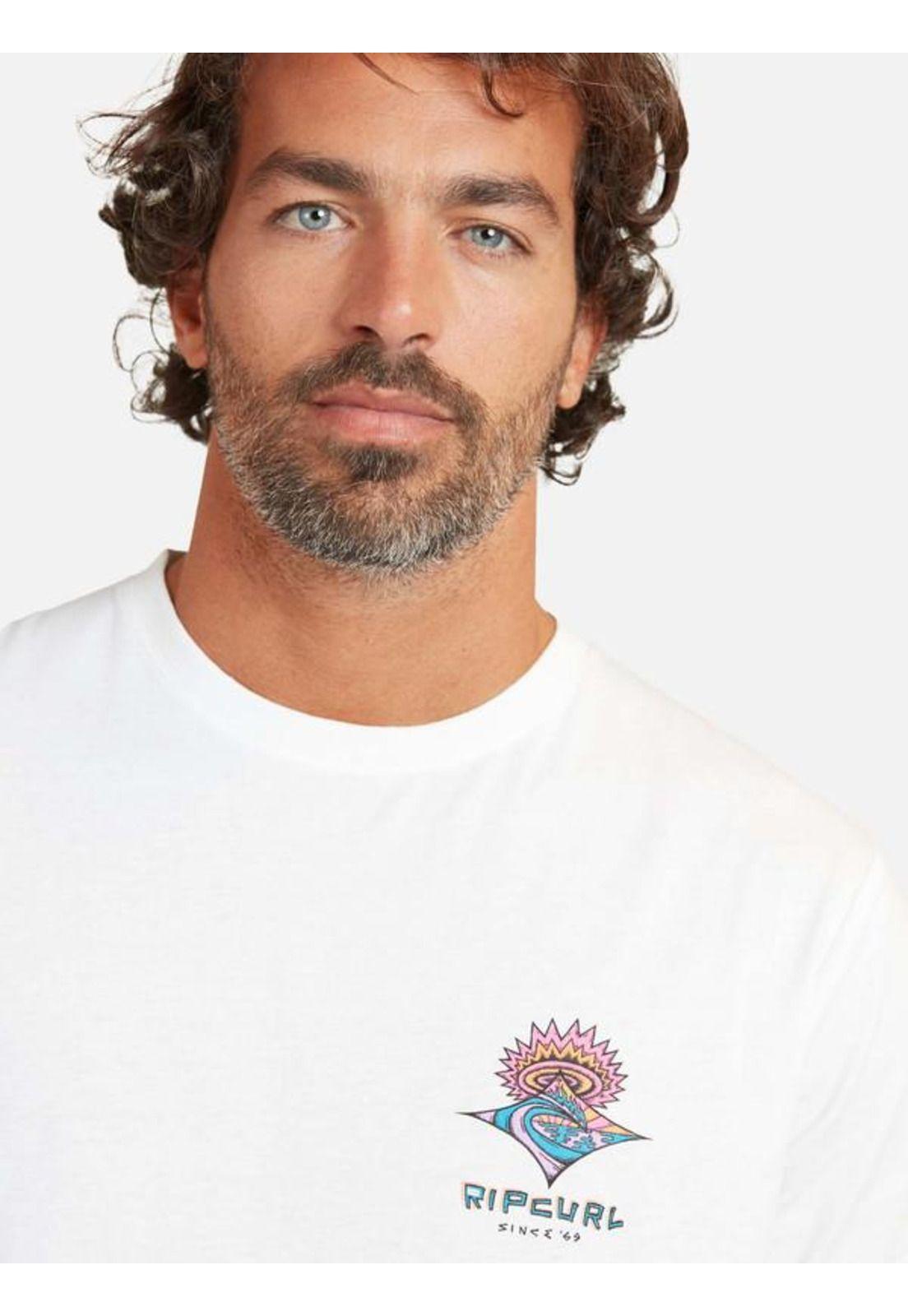 Polera M/C Mushy  Blanco Hombre Ripcurl-2