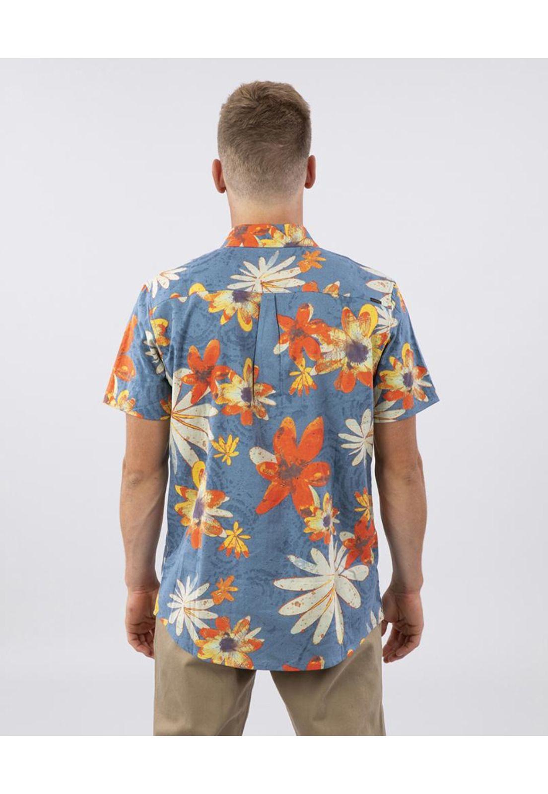 Camisa M/C Hombre Rip Curl 6C148-MV21 Azul-1