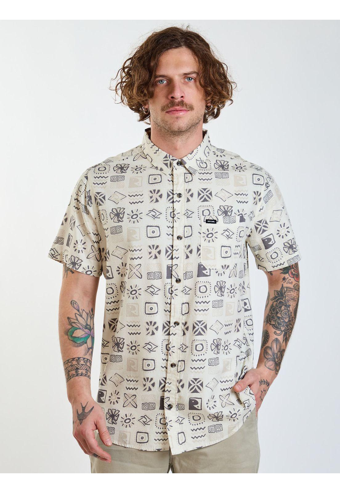 Camisa MC Maddox Multicolor Hombre Rip Curl-0