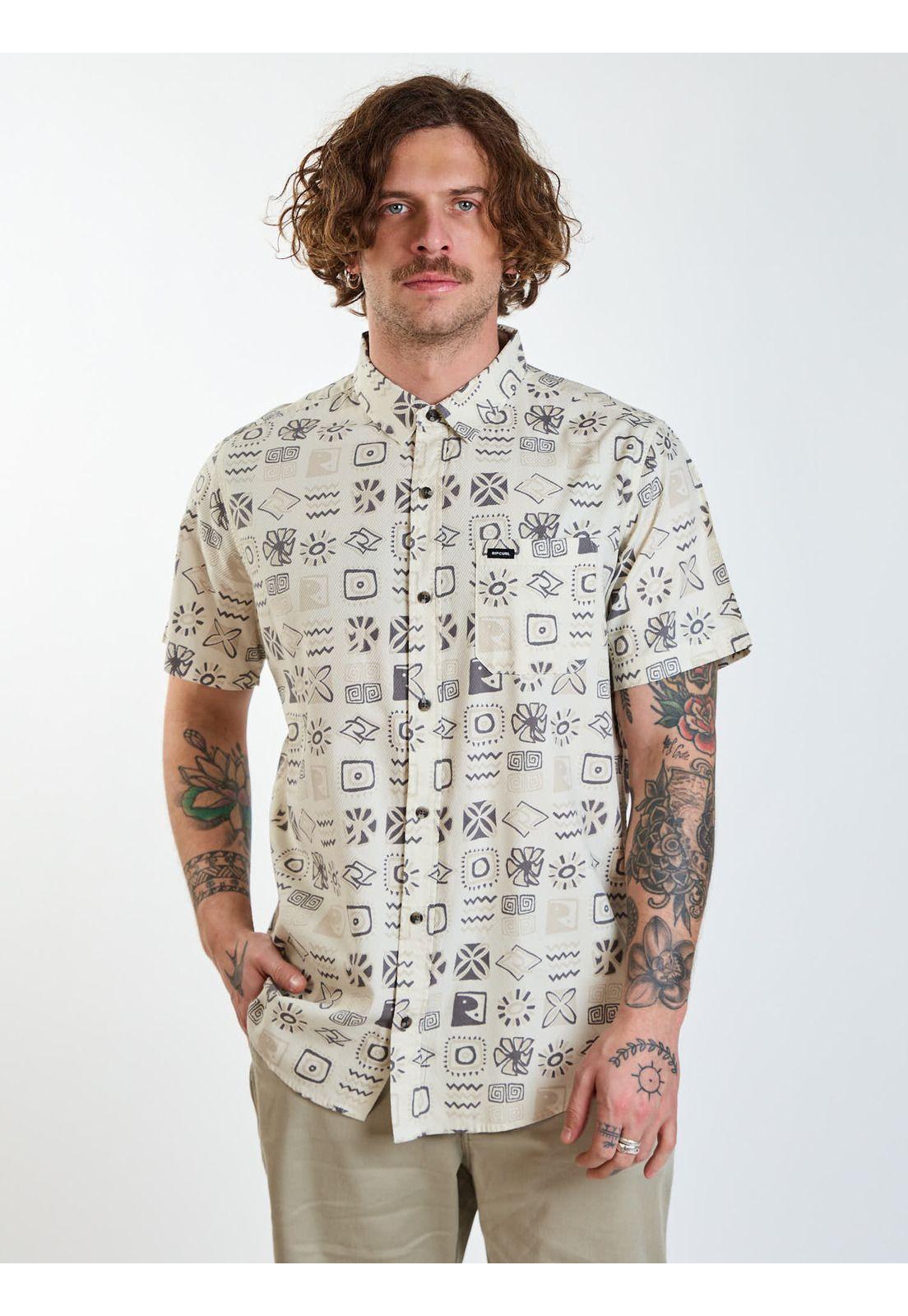 Camisa MC Maddox Multicolor Hombre Rip Curl-5