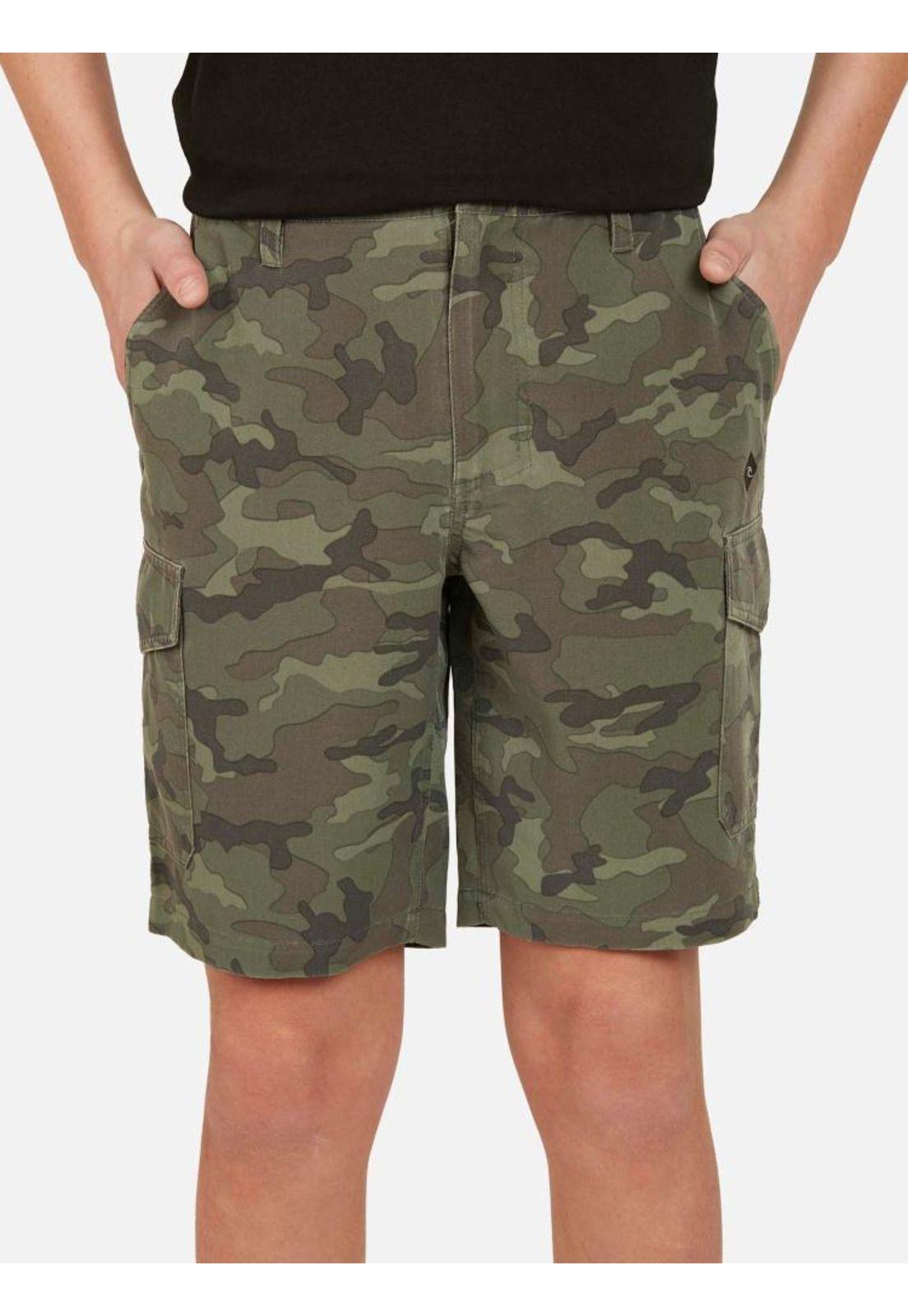 Short BOARDWALK CARGO FIT CAMO Juvenil Multicolor Rip Curl-0