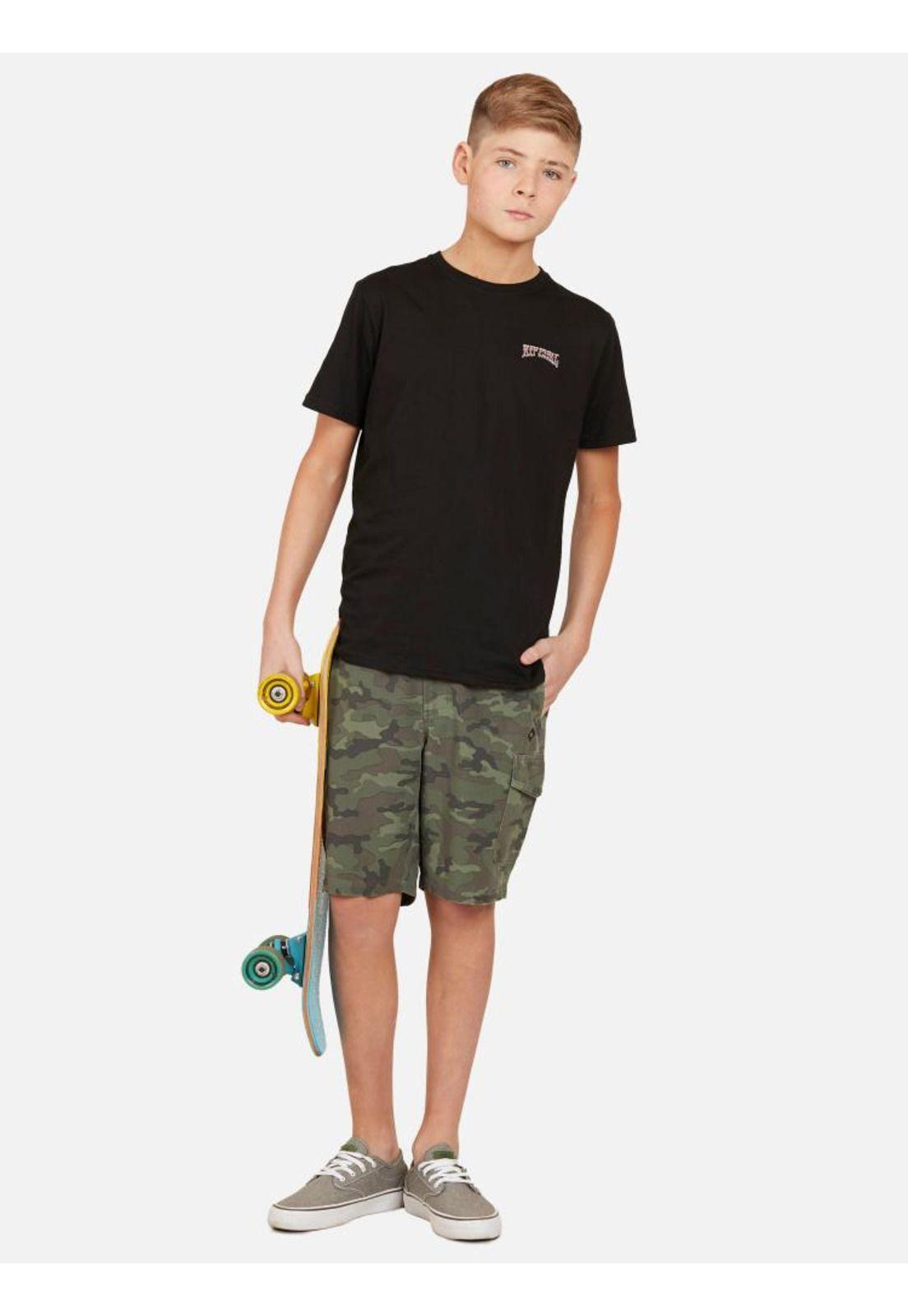 Short BOARDWALK CARGO FIT CAMO Juvenil Multicolor Rip Curl-3