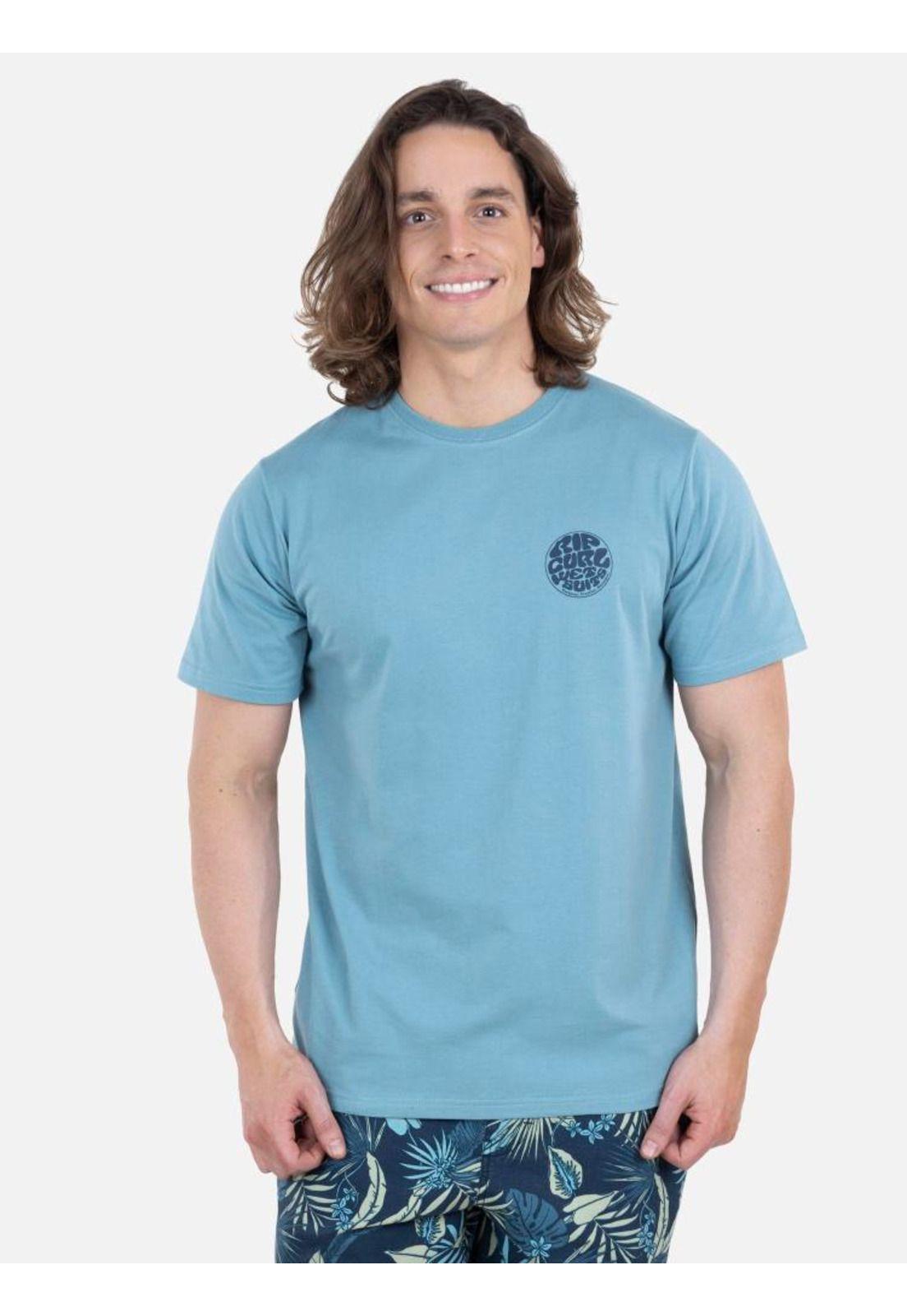 Polera Hombre 6P171-MV22 Celeste Rip Curl-0