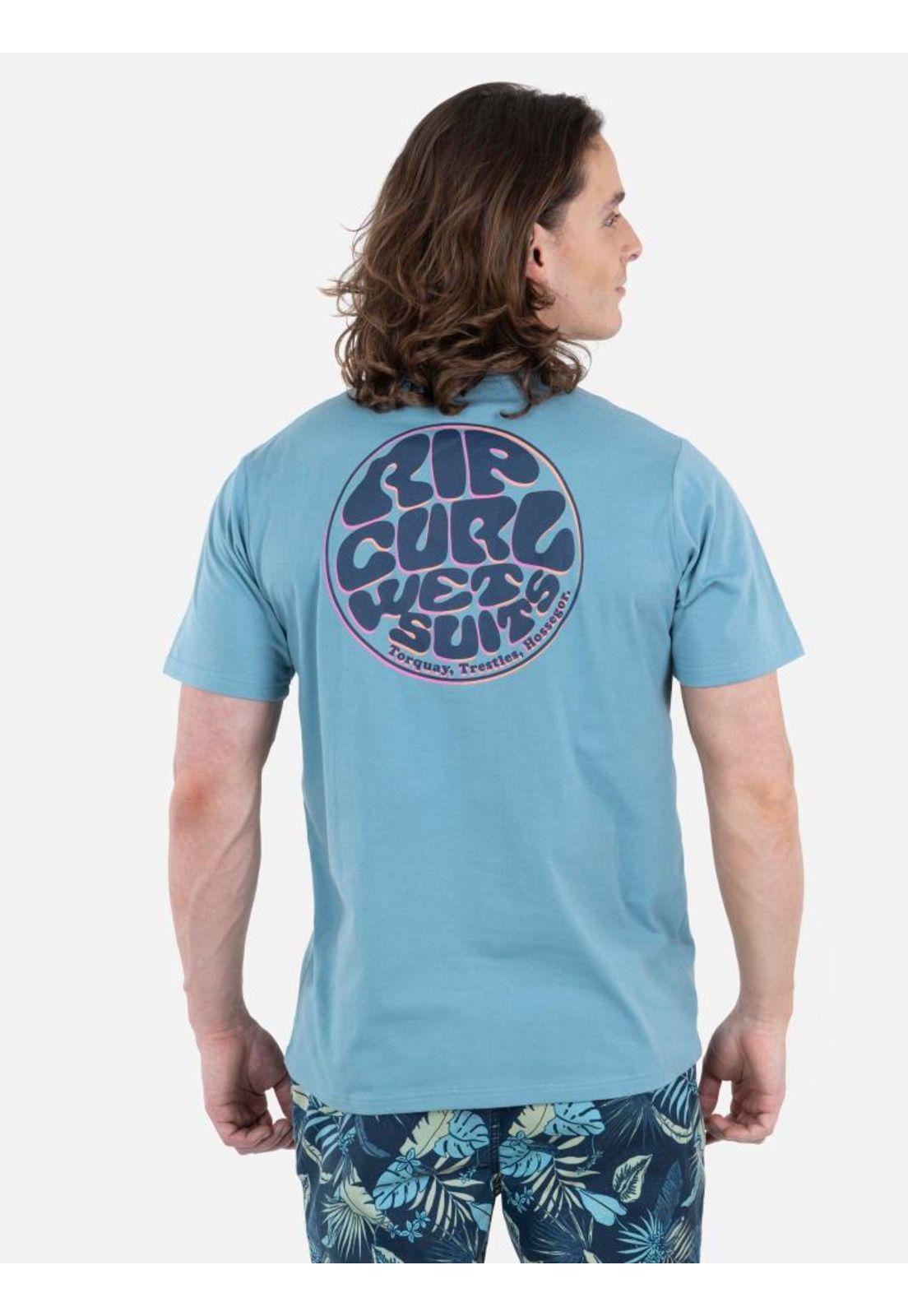 Polera Hombre 6P171-MV22 Celeste Rip Curl-1