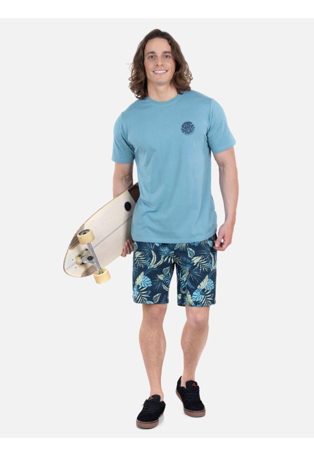 Polera Hombre 6P171-MV22 Celeste Rip Curl-3