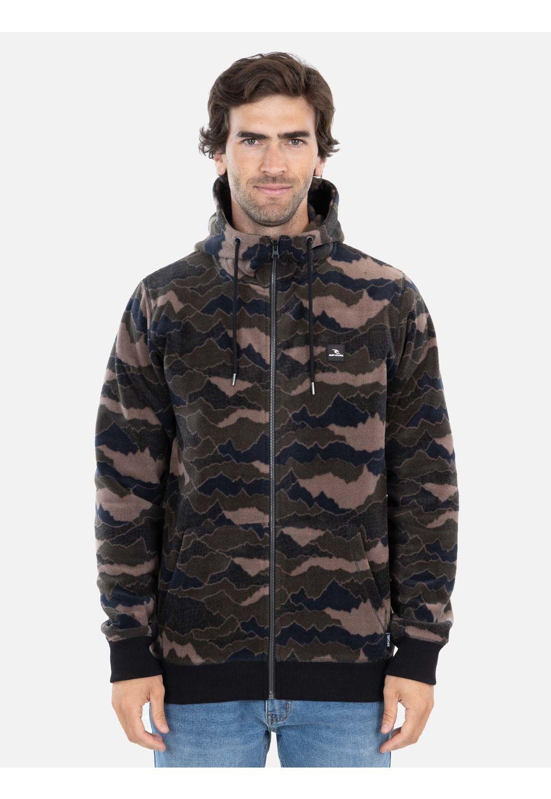 Poleron Micropolar Lani Rc Multicolor Hombre Rip Curl-0